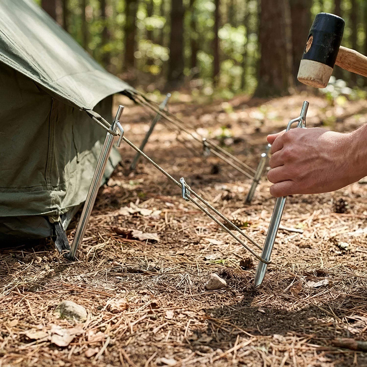 Coghlan's 12 in Steel Tent Stakes 4-Pack - view number 2