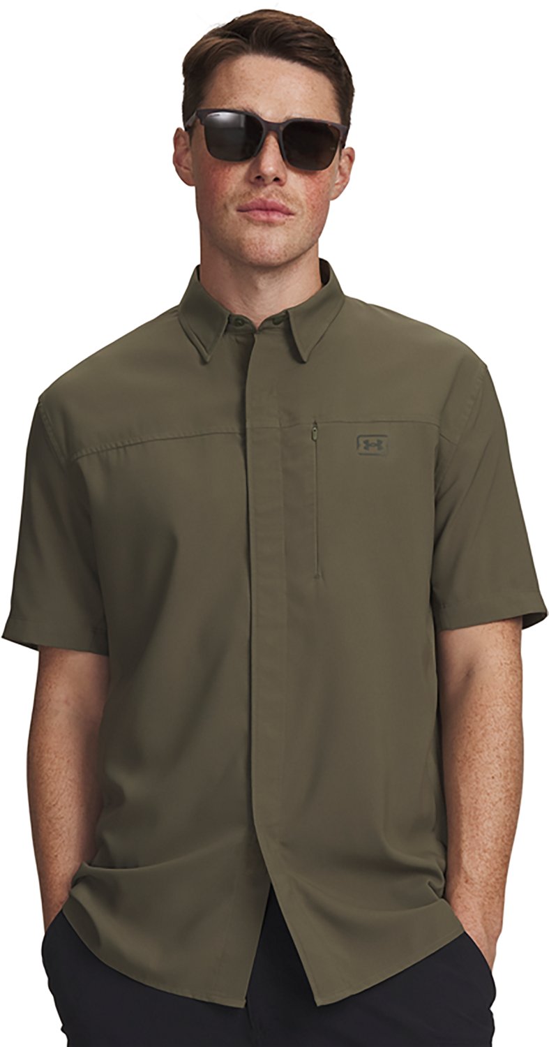 Under Armour Men's Shorebreak Hybrid Woven Short Sleeve Shirt