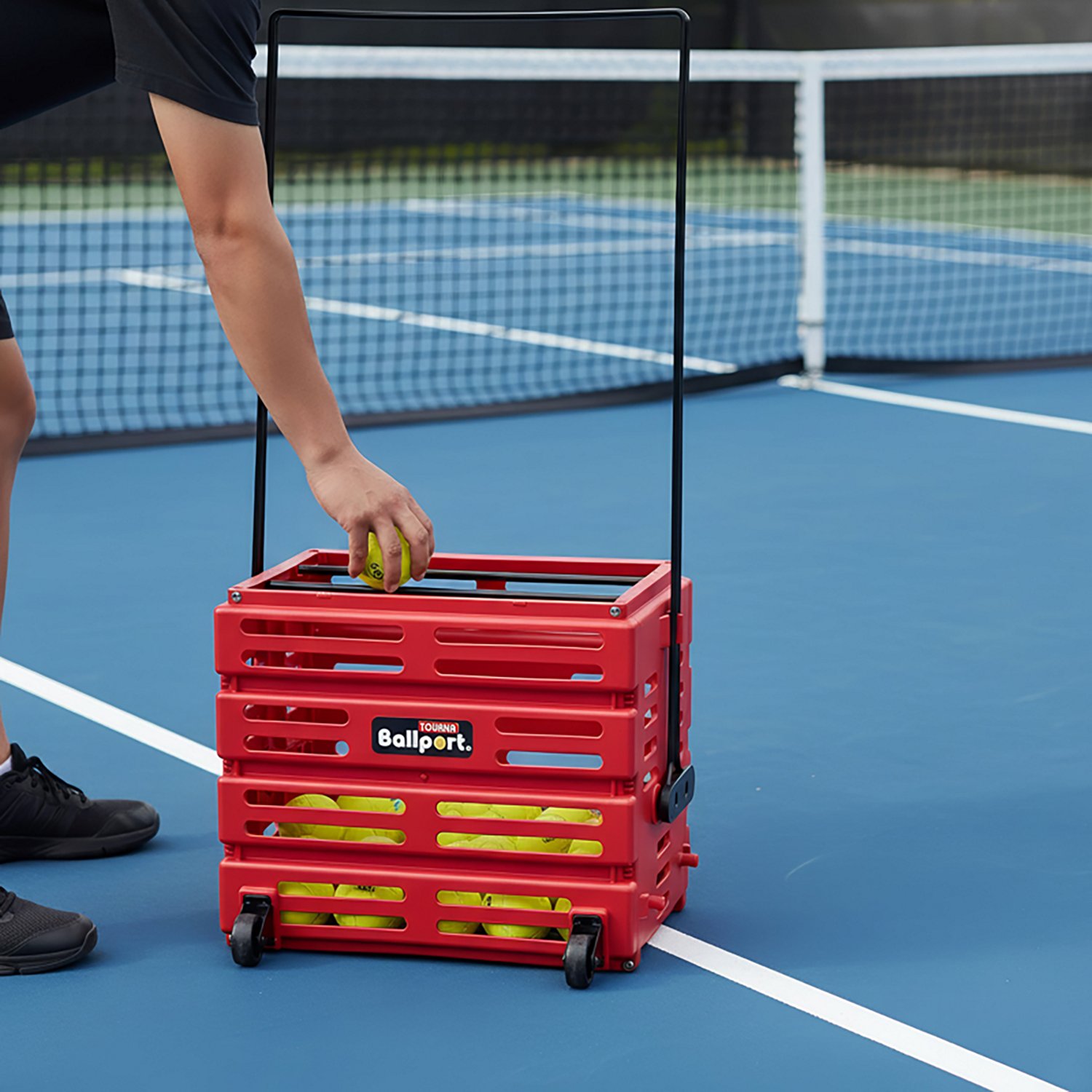 Tourna Deluxe Ballport Tennis Ball Hopper - view number 7