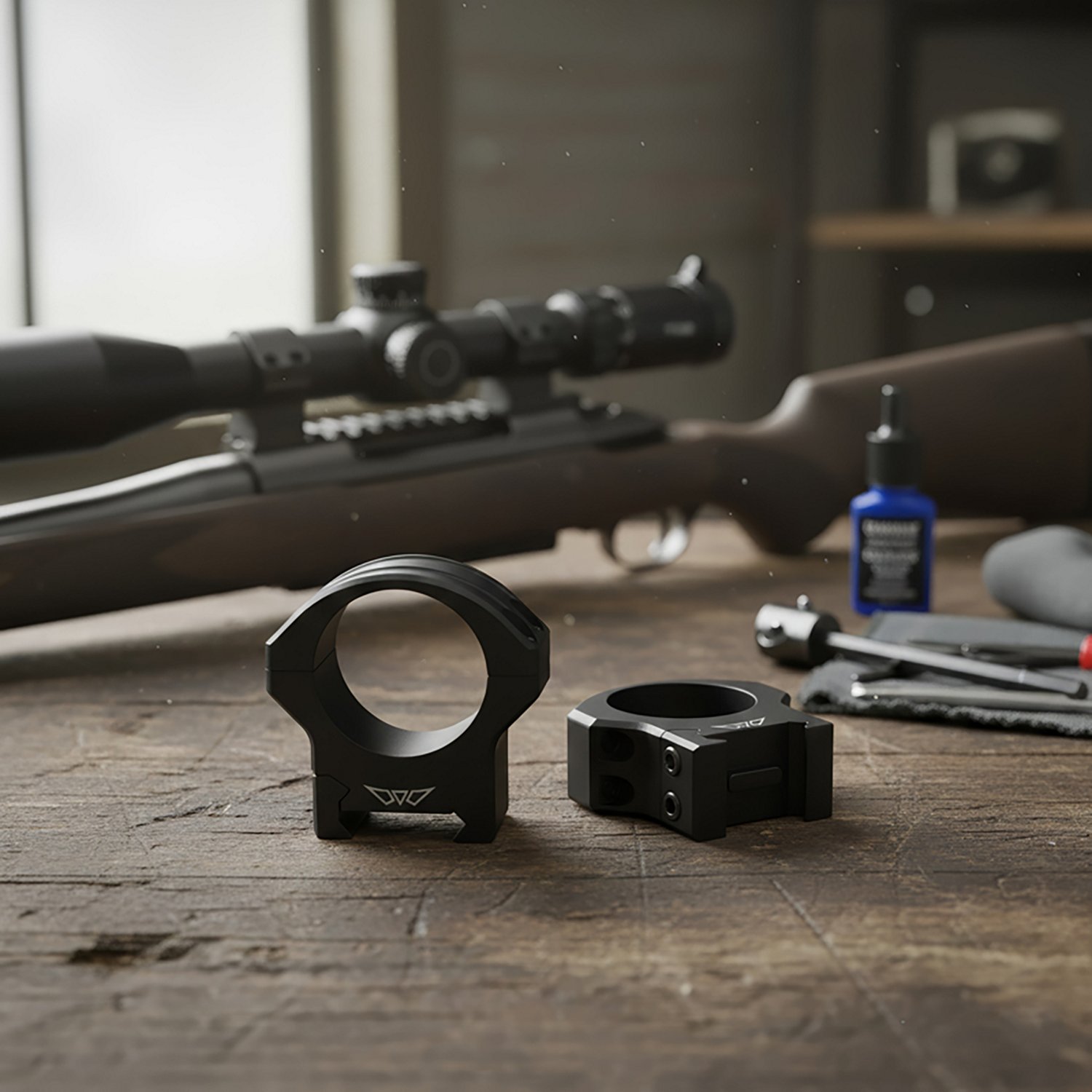 Warne 8501M Hyperlite 1 in Medium Scope Rings                                                                                    - view number 2