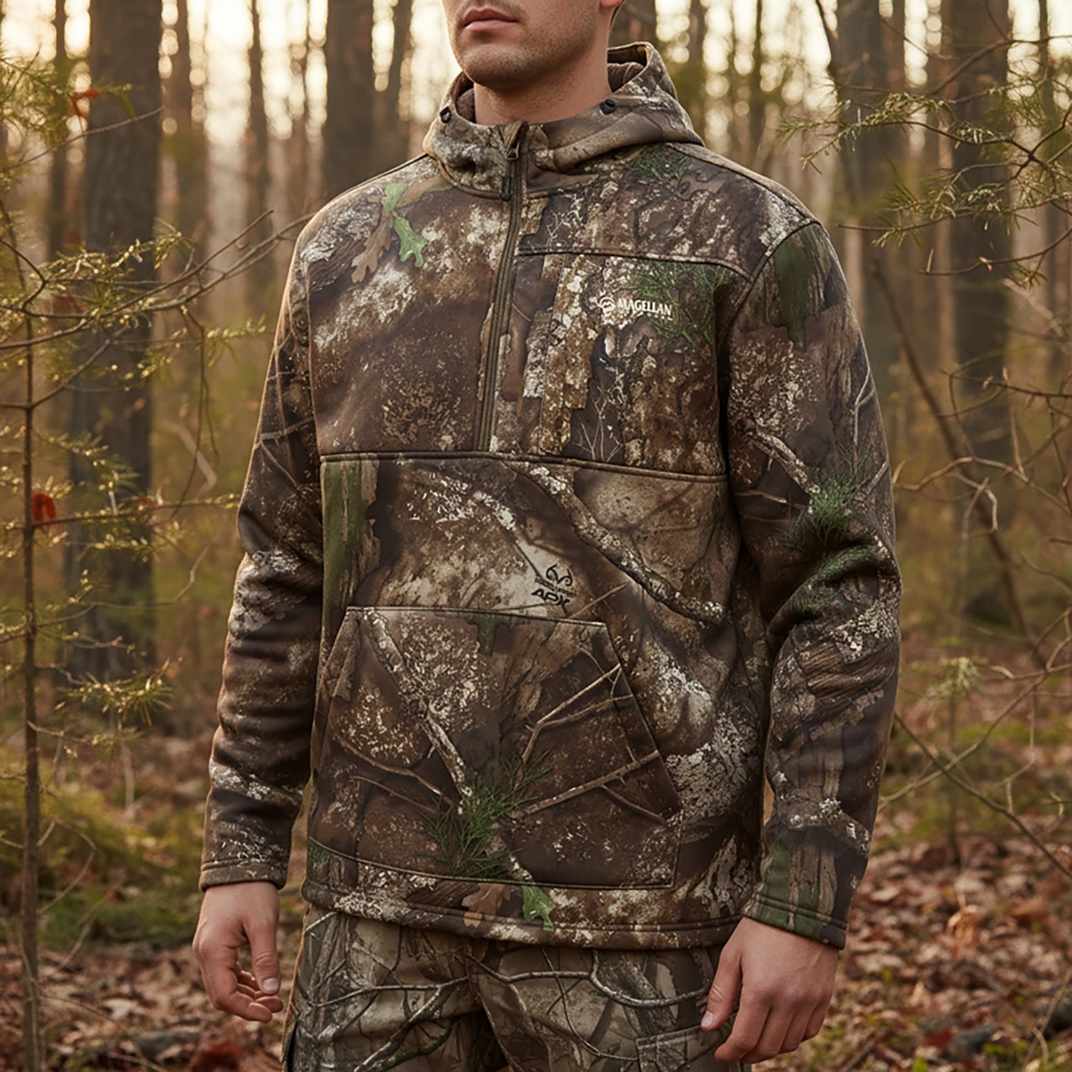 Magellan Outdoors Men's HuntGear Hartcreek Heavyweight Fleece Hoodie