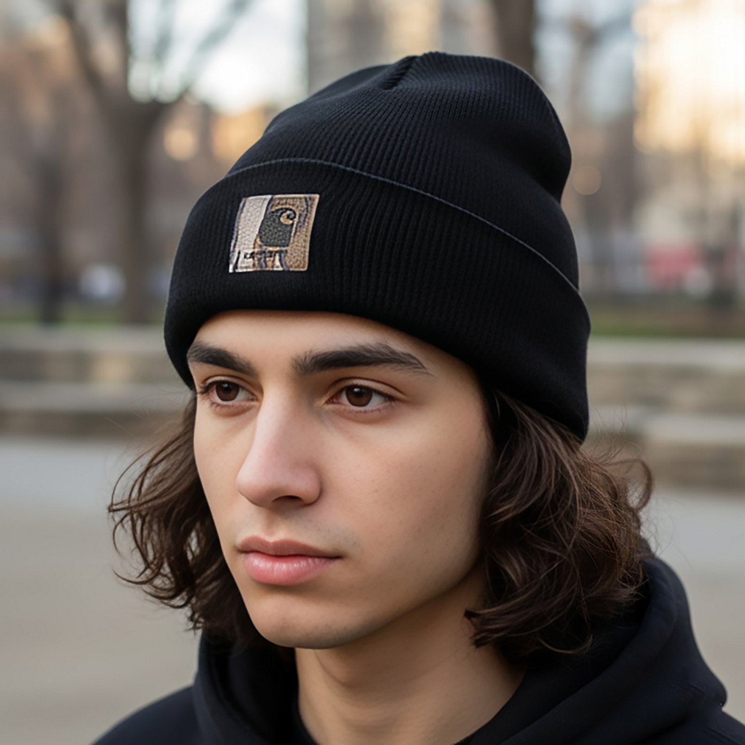 Carhartt Adult Knit Camo Patch Beanie  - view number 2