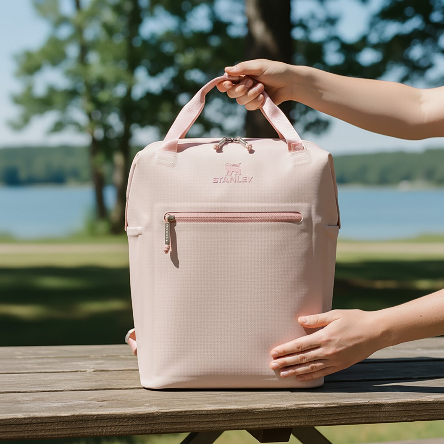 Stanley All Day Madeleine 14 Quart Mini Backpack Cooler - view number 5