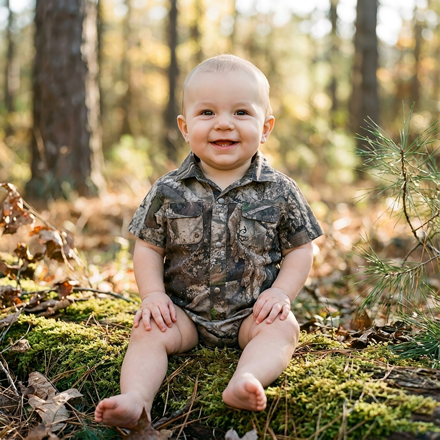 Magellan Outdoors Infants' Hunt Gear Lightweight Ripstop Onesie - view number 2