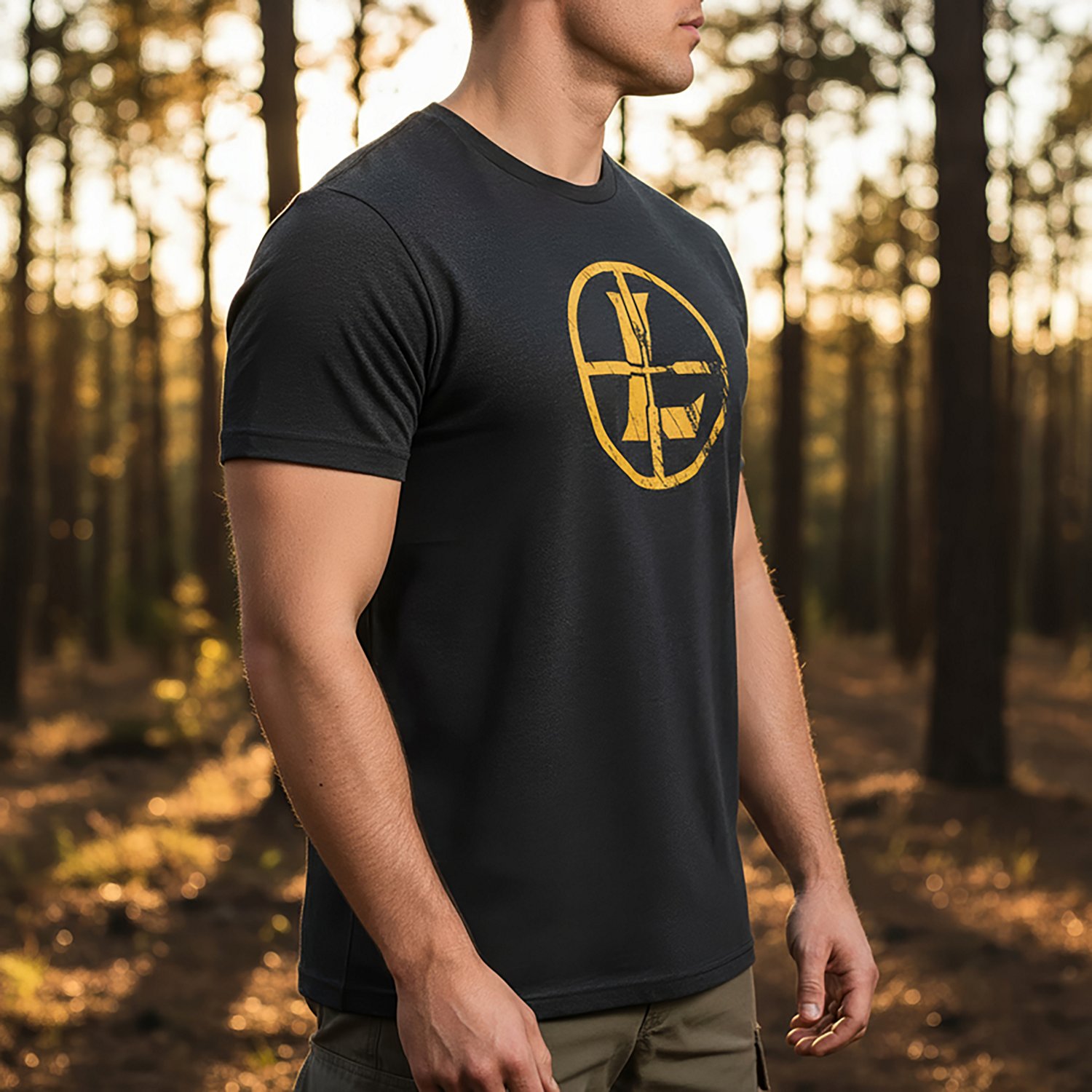 Leupold Men's Distressed Reticle T-shirt - view number 7