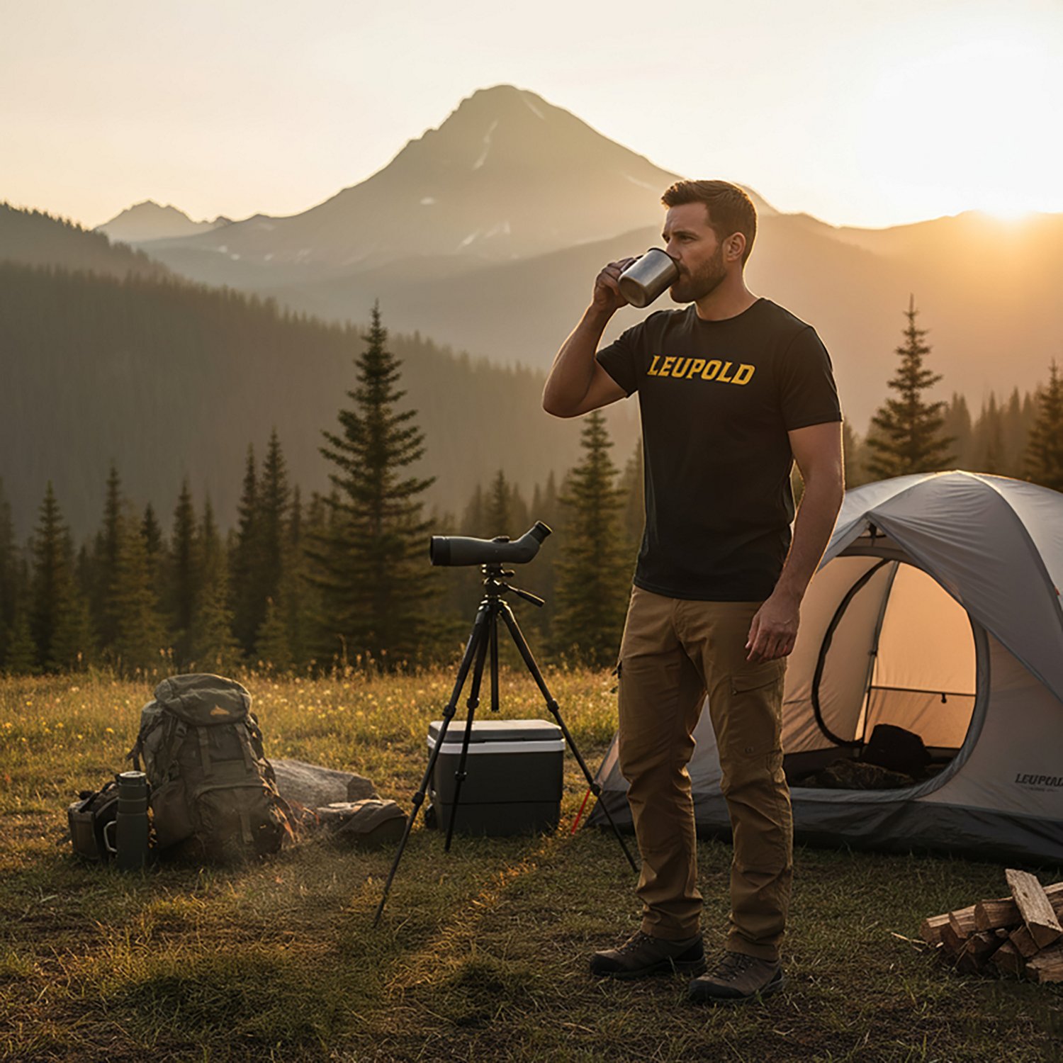 Leupold Men's Wordmark T-shirt