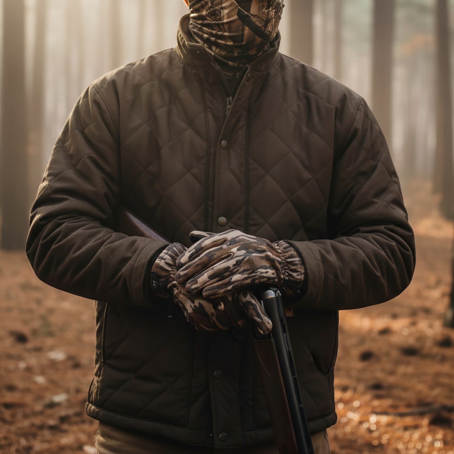 Carhartt Men's Hunt Fleece Camo Gloves - view number 2