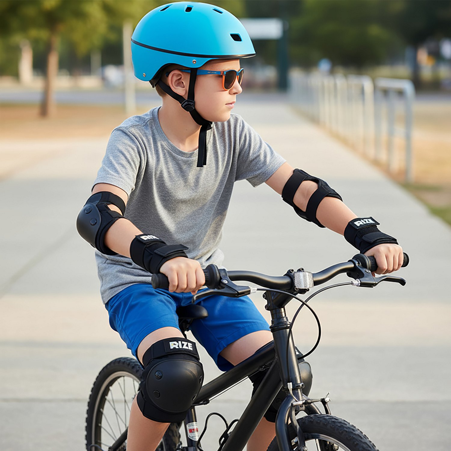 Rize Kids' Black Elbow and Knee Pad Set - view number 8