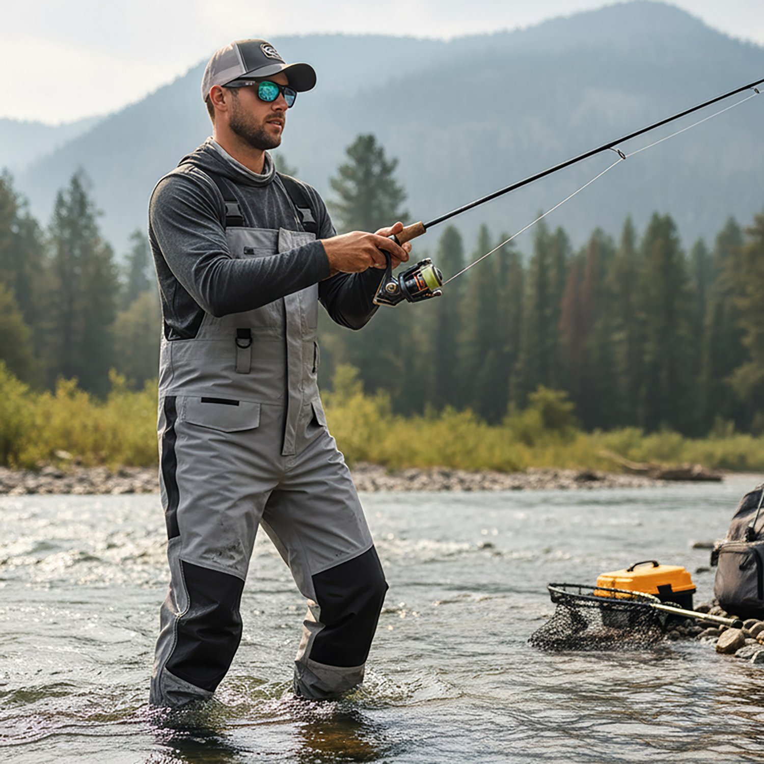 Magellan Outdoors Men's Jacob Wheeler Pro Fishing Bib - view number 6