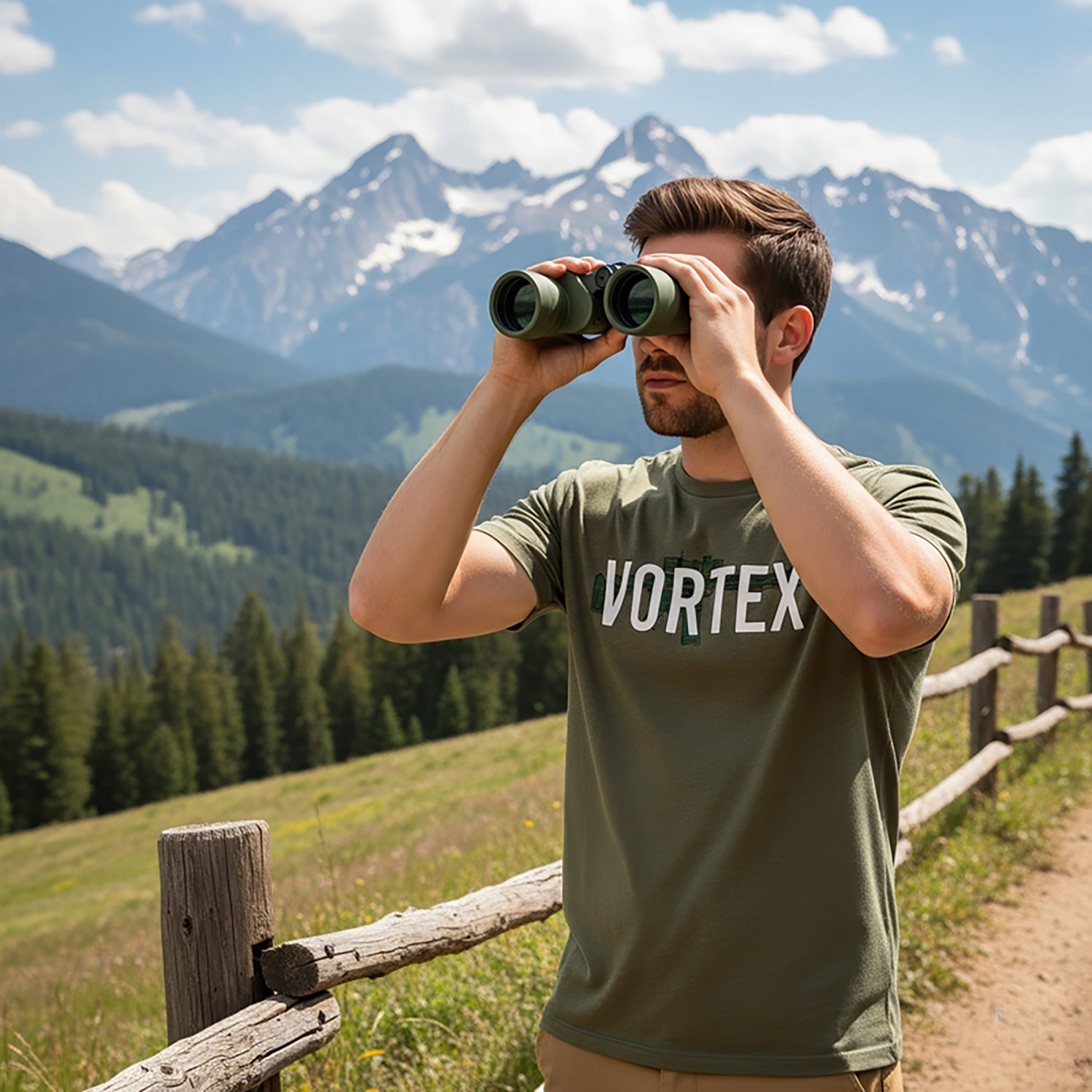 Vortex Men's Precision Profile Short Sleeve T-shirt - view number 3