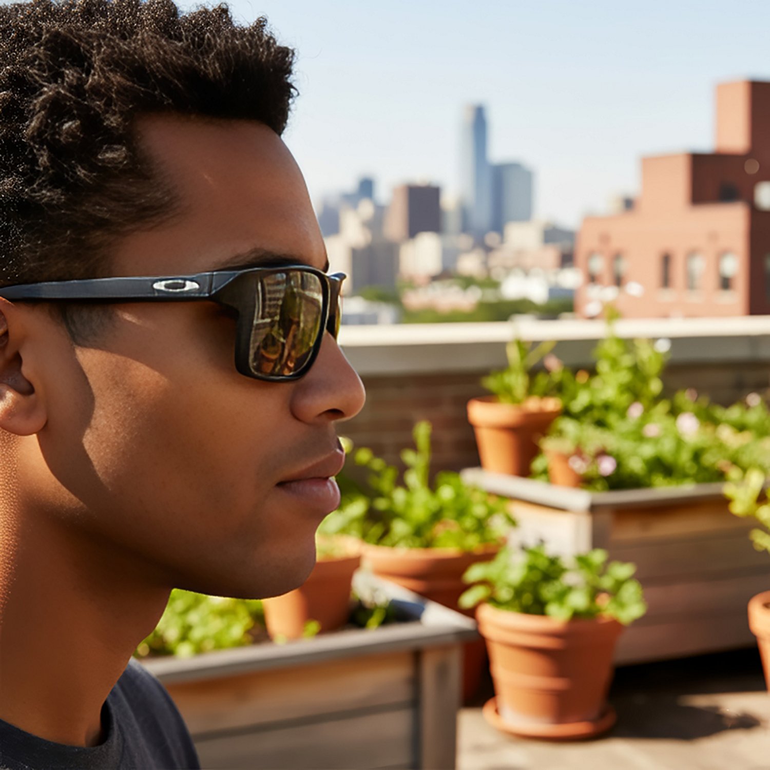 Oakley Gibston XL Rectangular Sunglasses                                                                                         - view number 6