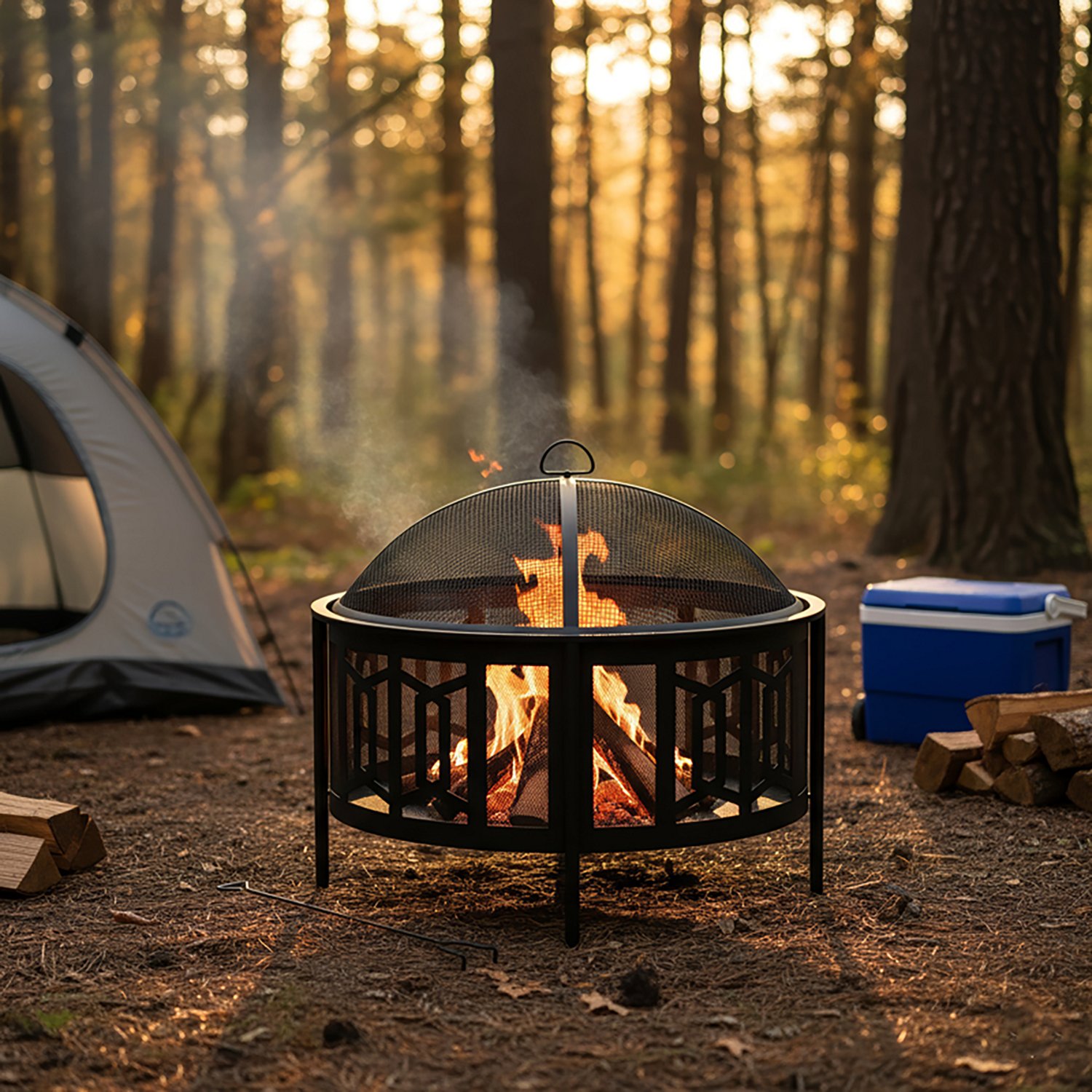 Mosaic Livingston Deep Sided Wood Fire Pit - view number 3