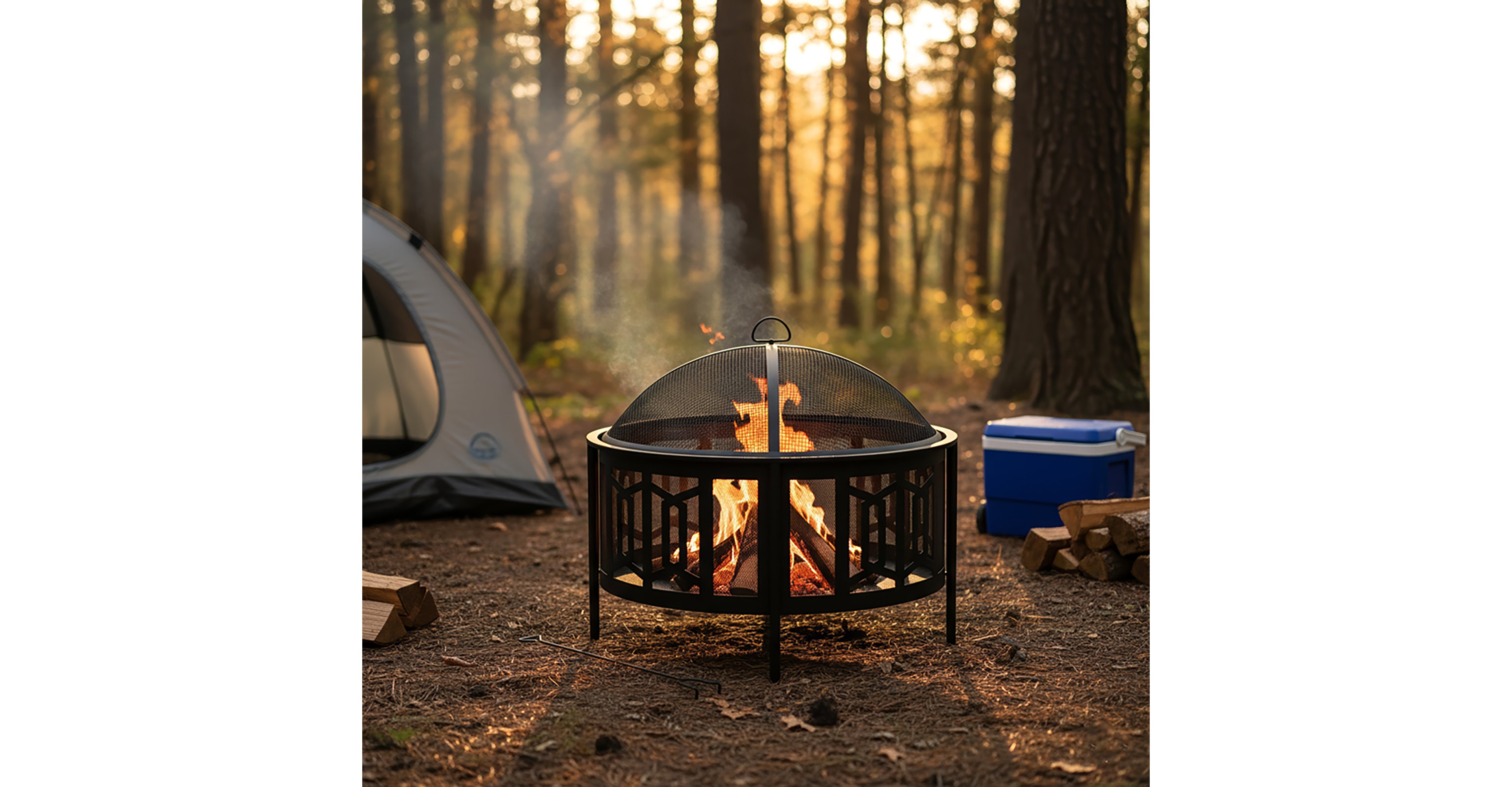 Mosaic Livingston Deep Sided Wood Fire Pit