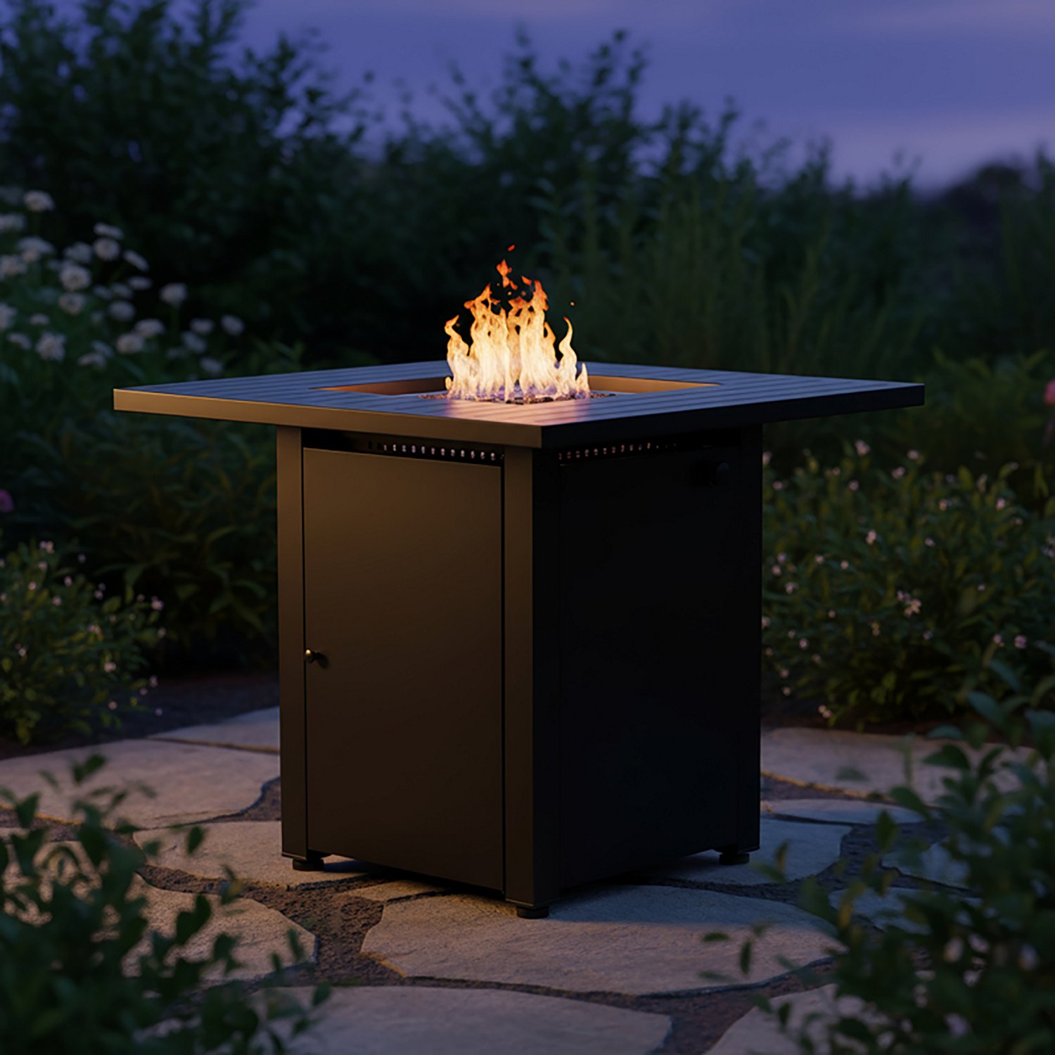 Mosaic Livingston Square Gas Firepit Table - view number 3