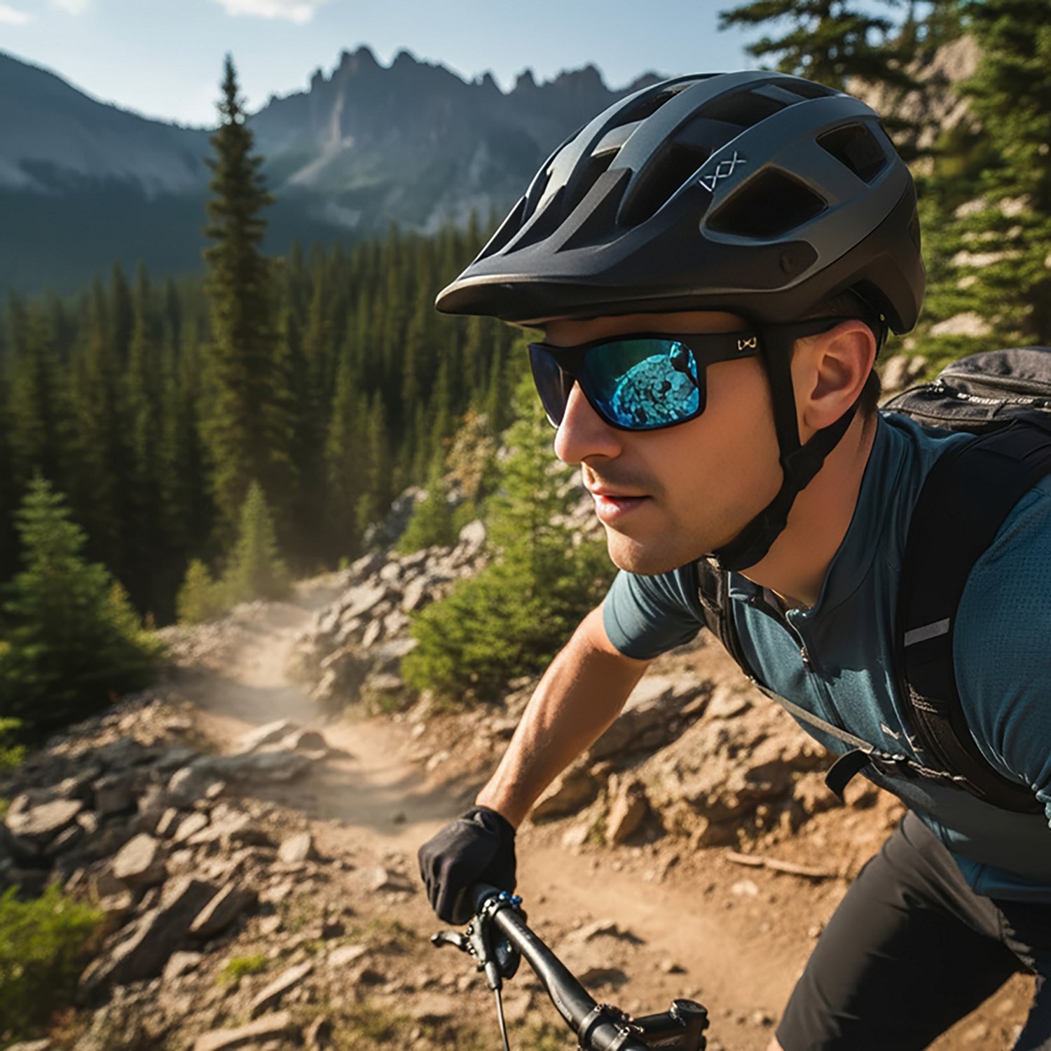 Wiley X Peak Polarized Mirrored Sunglasses                                                                                       - view number 4