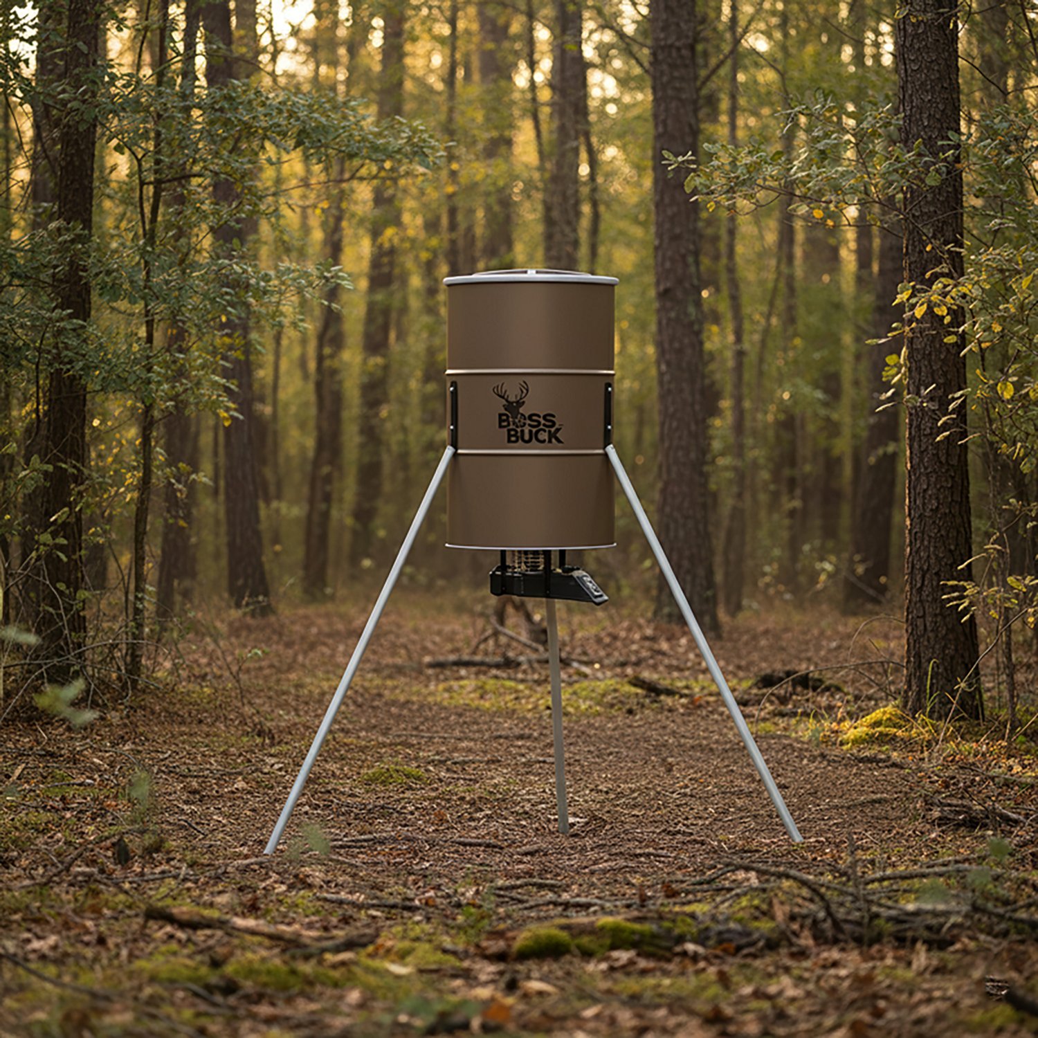 Boss Buck Metal Barrel Feeder with 6V Sunslinger Kit - view number 2