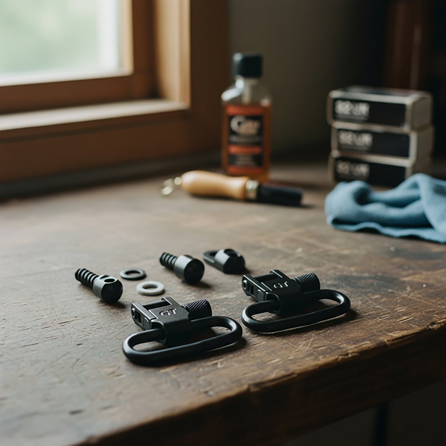 Grovtec GTSW313 1.25 in Ruger 10/22 Locking Swivel Set - view number 2