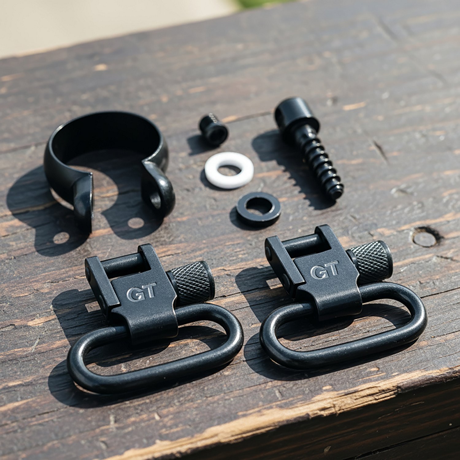 Grovtec One Piece Barrel Band Locking Swivel Set - view number 2