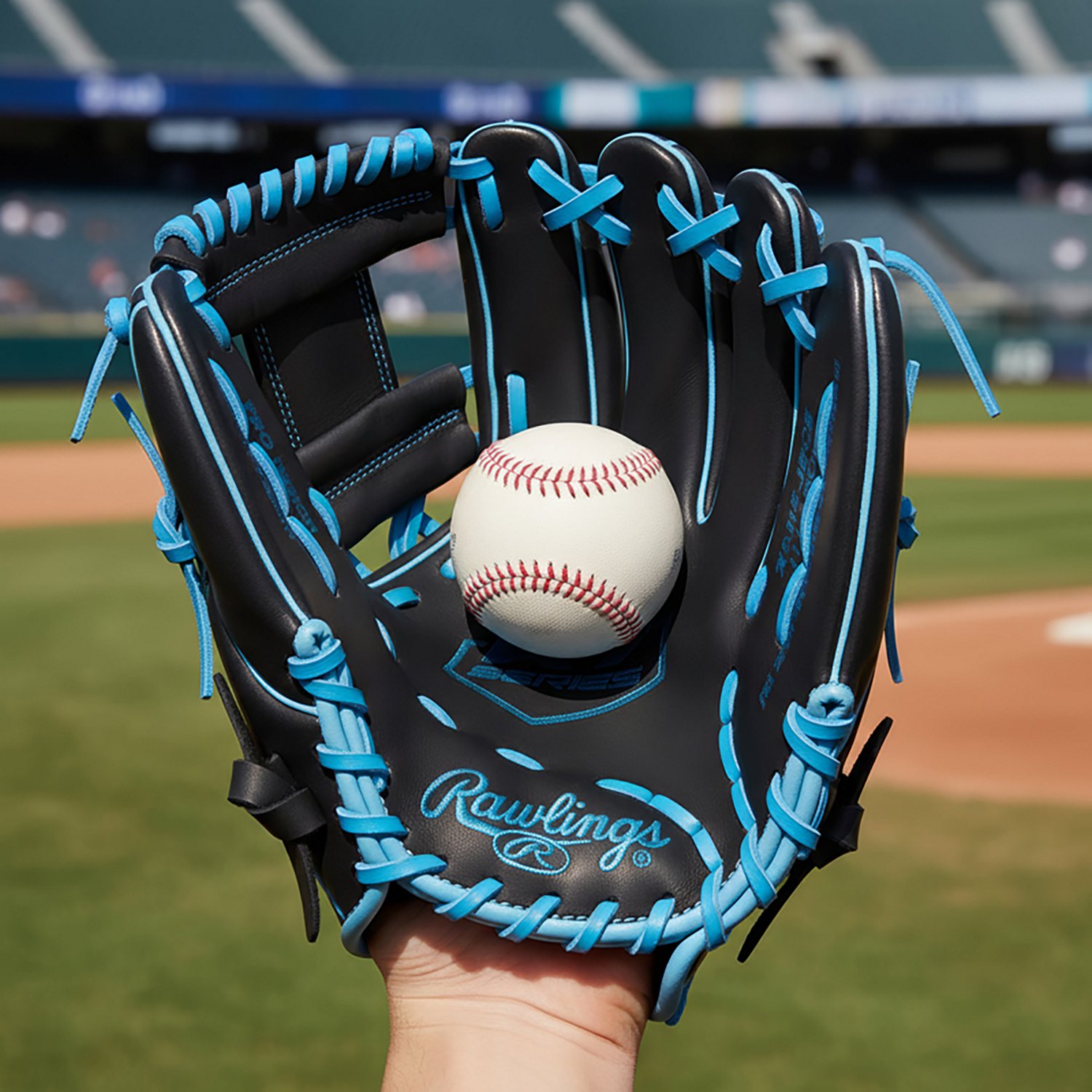 Rawlings 11.5 in R9 I-Web Fielding Baseball Glove - view number 5