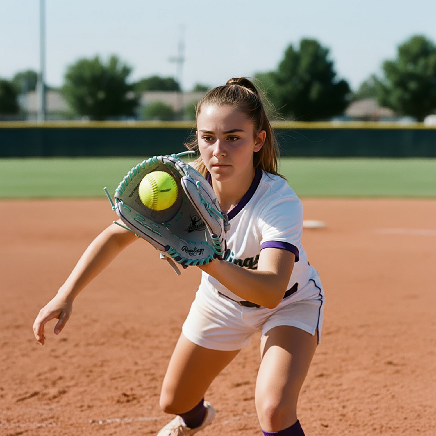 Rawlings 11.5 in Fastpitch Series Fast-Pitch Glove - view number 6