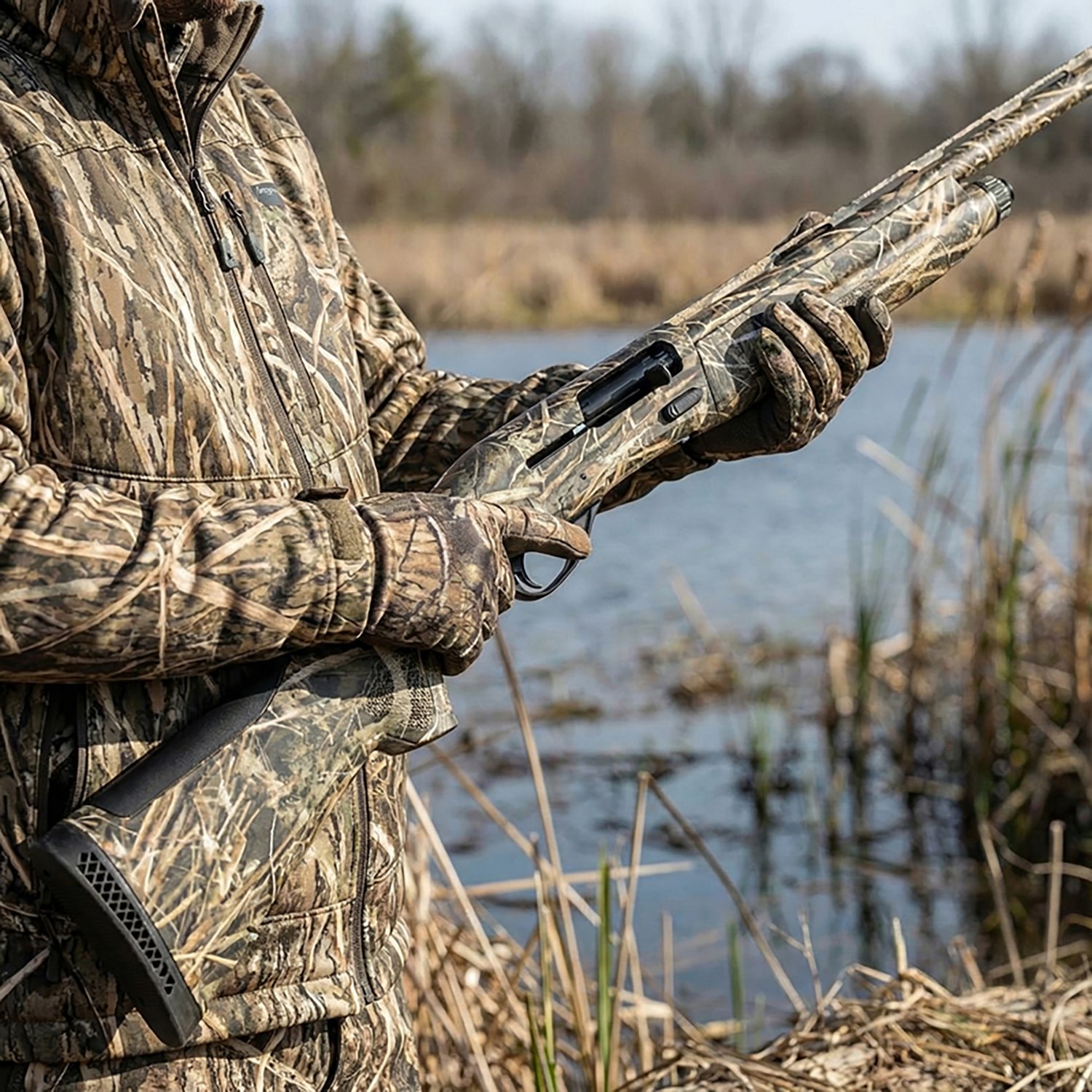Weatherby Element II Waterfowl RT MAX-7 Camo 12/ Gauge28 Gauge Semi-Automatic Shotgun - view number 5