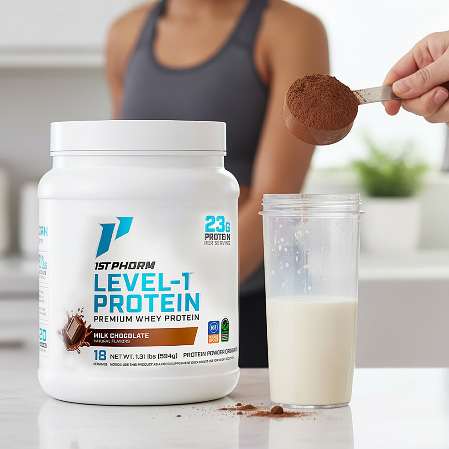 1st Phorm Level-1 Chocolate 1 lb. Protein Powder - view number 5