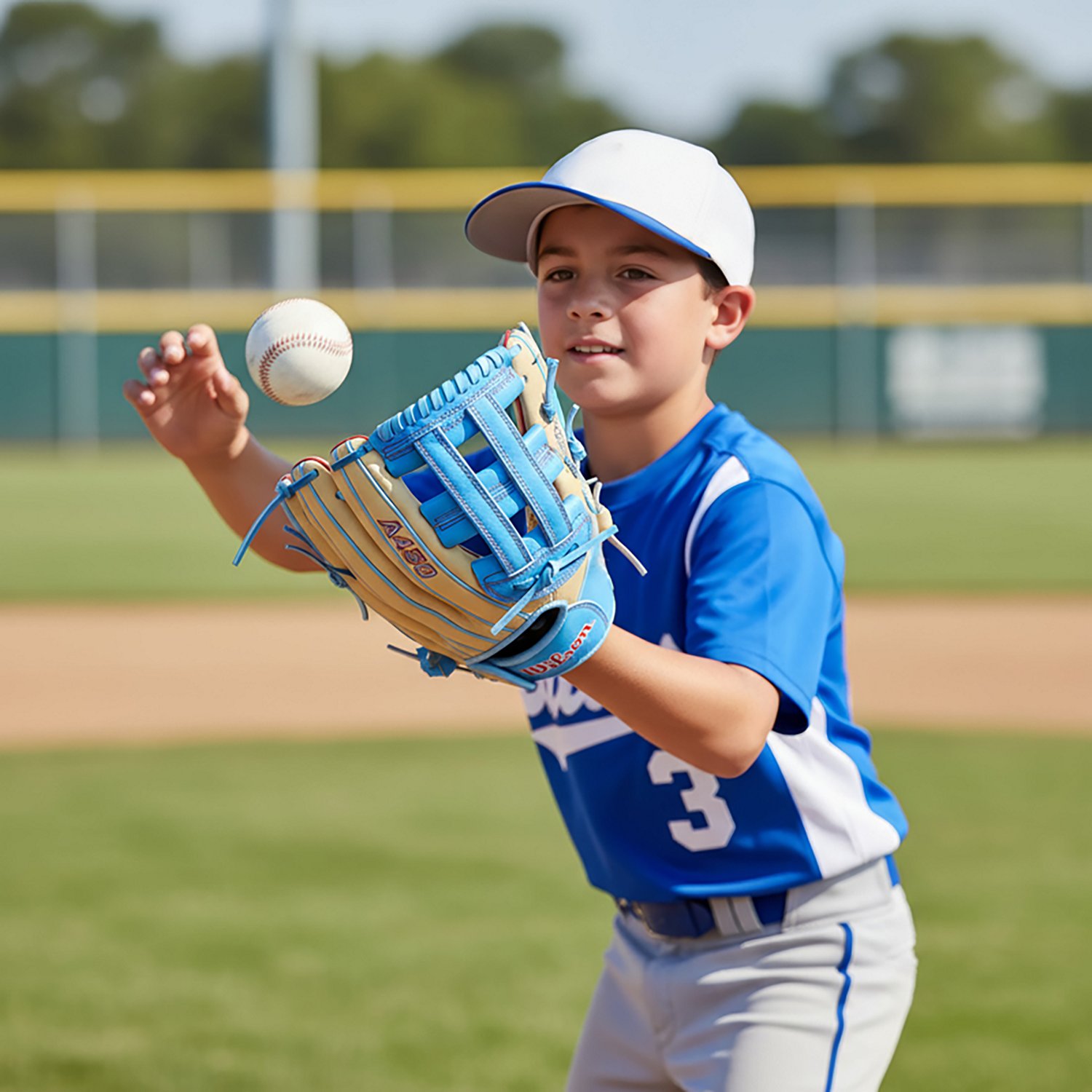 Wilson 12 in Youth A450 Fielding Baseball Glove - view number 5