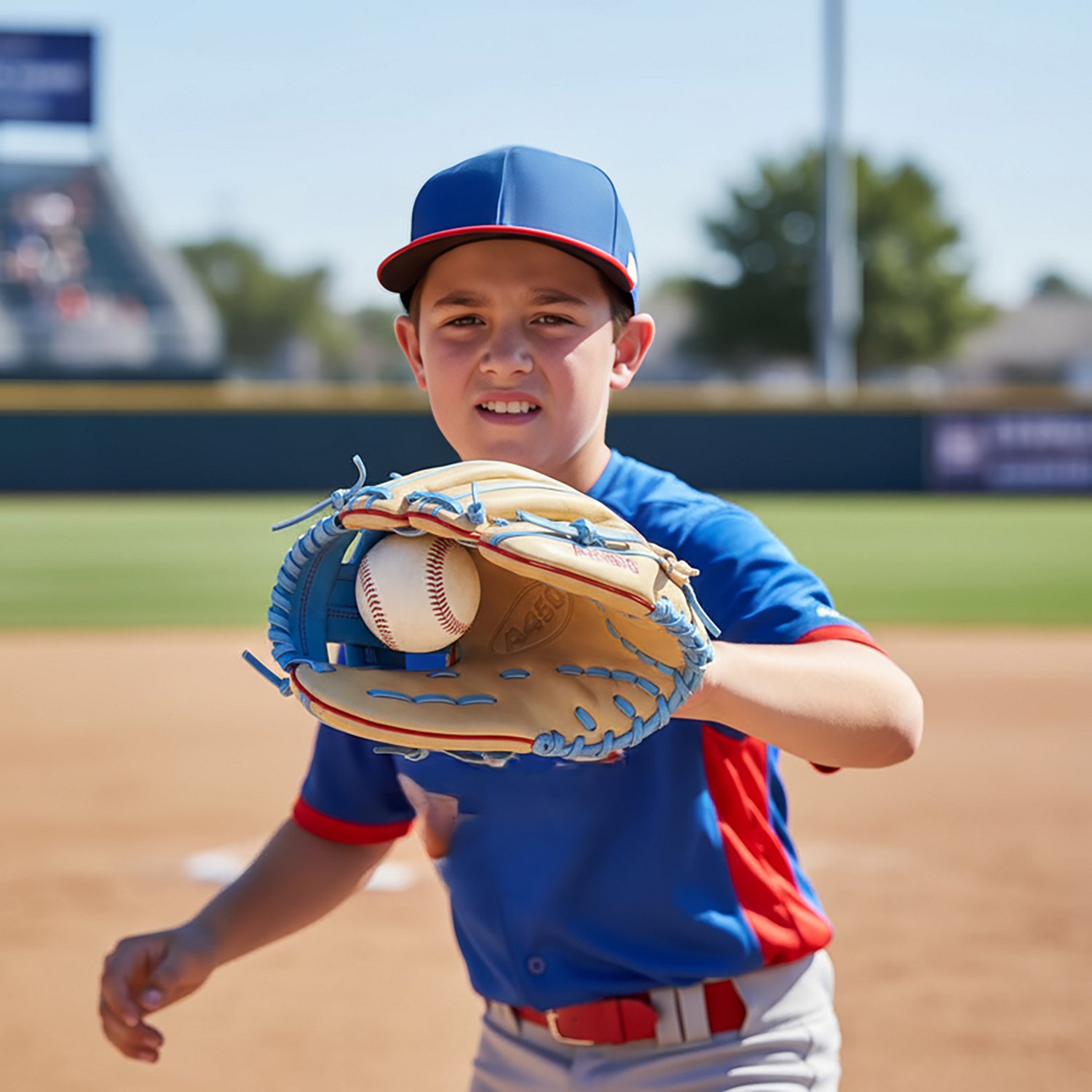 Wilson 12 in Youth A450 Fielding Baseball Glove - view number 6