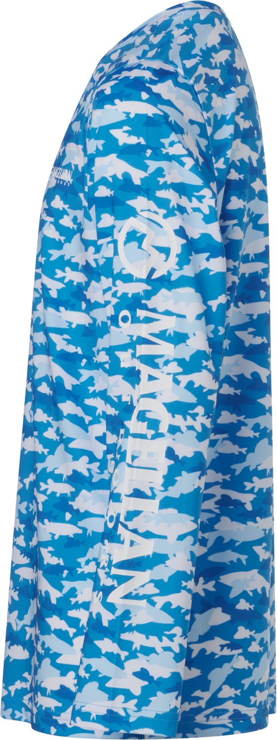 Magellan Outdoors Boys' Fish Camo Crew Long Sleeve T-shirt - view number 3