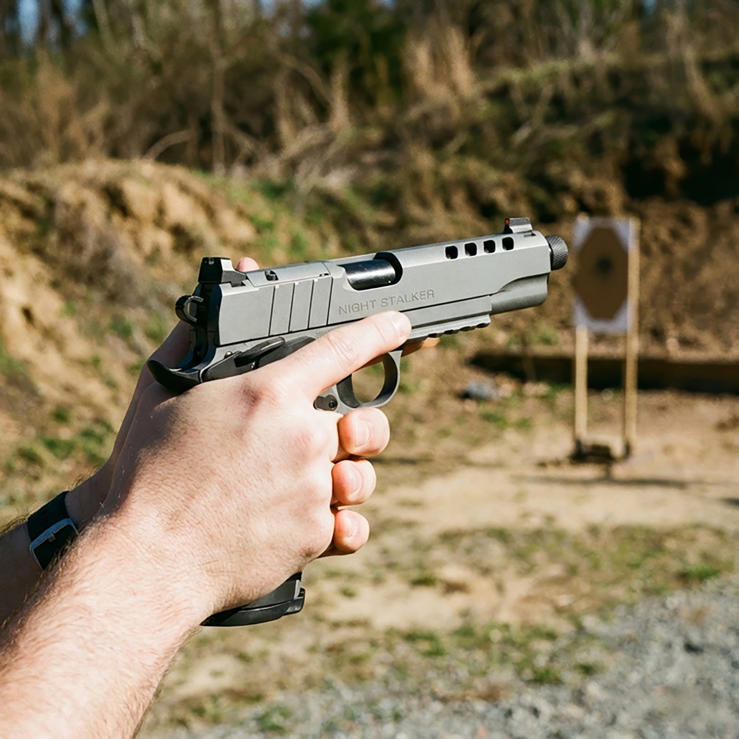 Tisas Night Stalker Steel Frame 9mm 5 in 8-Round Pistol - view number 3