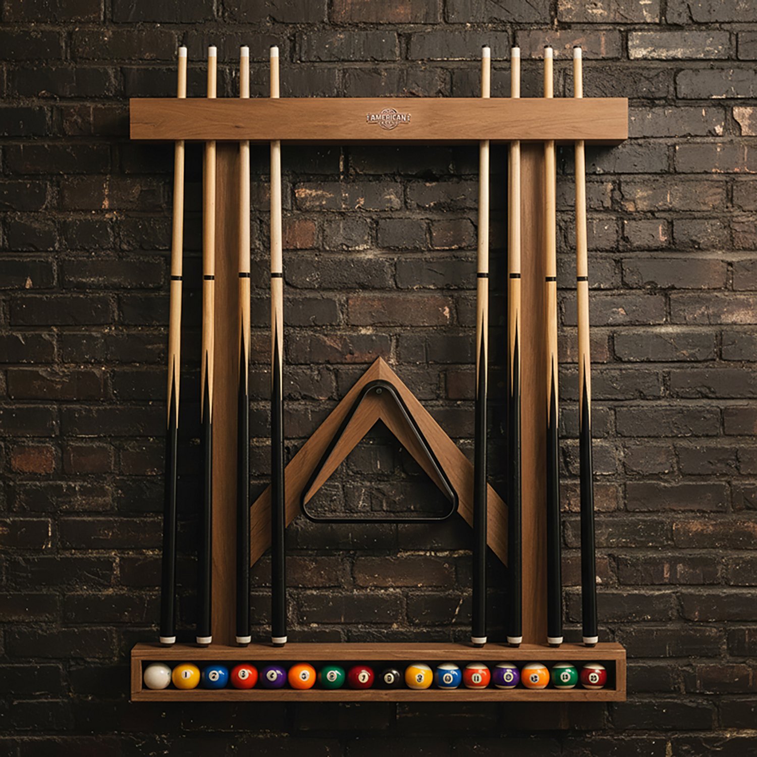 American Legend W-Billiard Wall Rack - view number 6