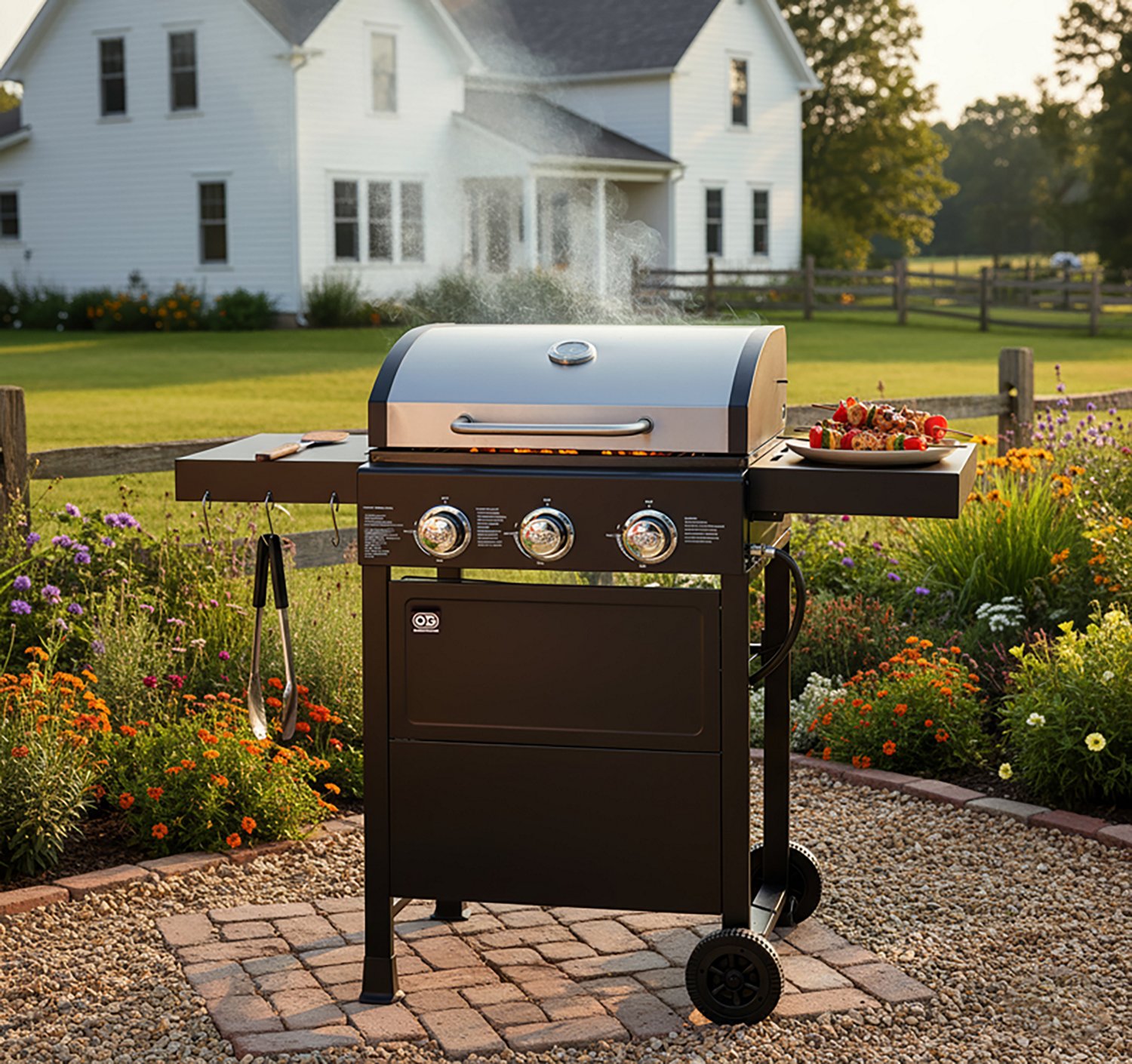 Outdoor Gourmet 3-Burner Liquid Propane Grill - view number 4