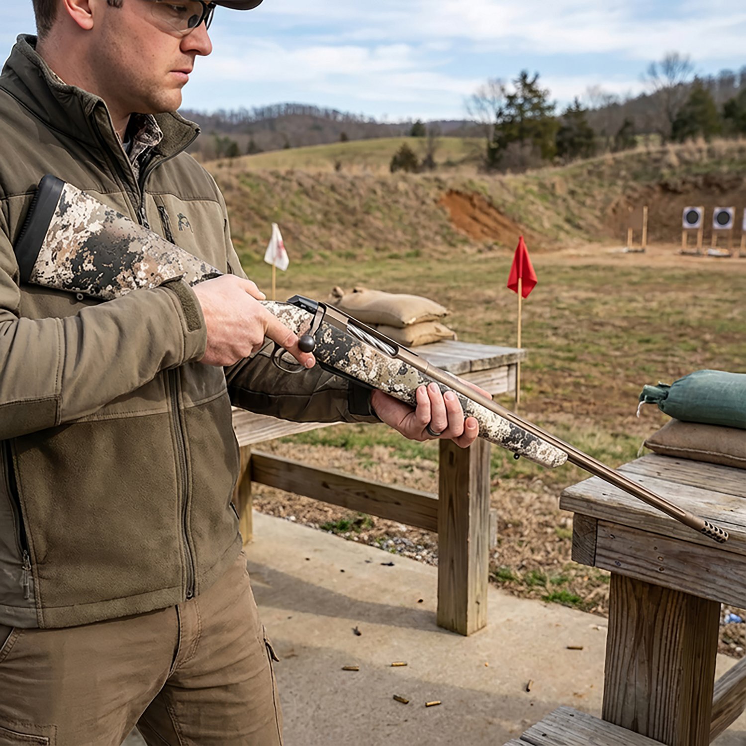 Tikka T3x Lite 7mm Rem Mag Bolt-Action 24.30" Veil Wideland Threaded Rifle - view number 3