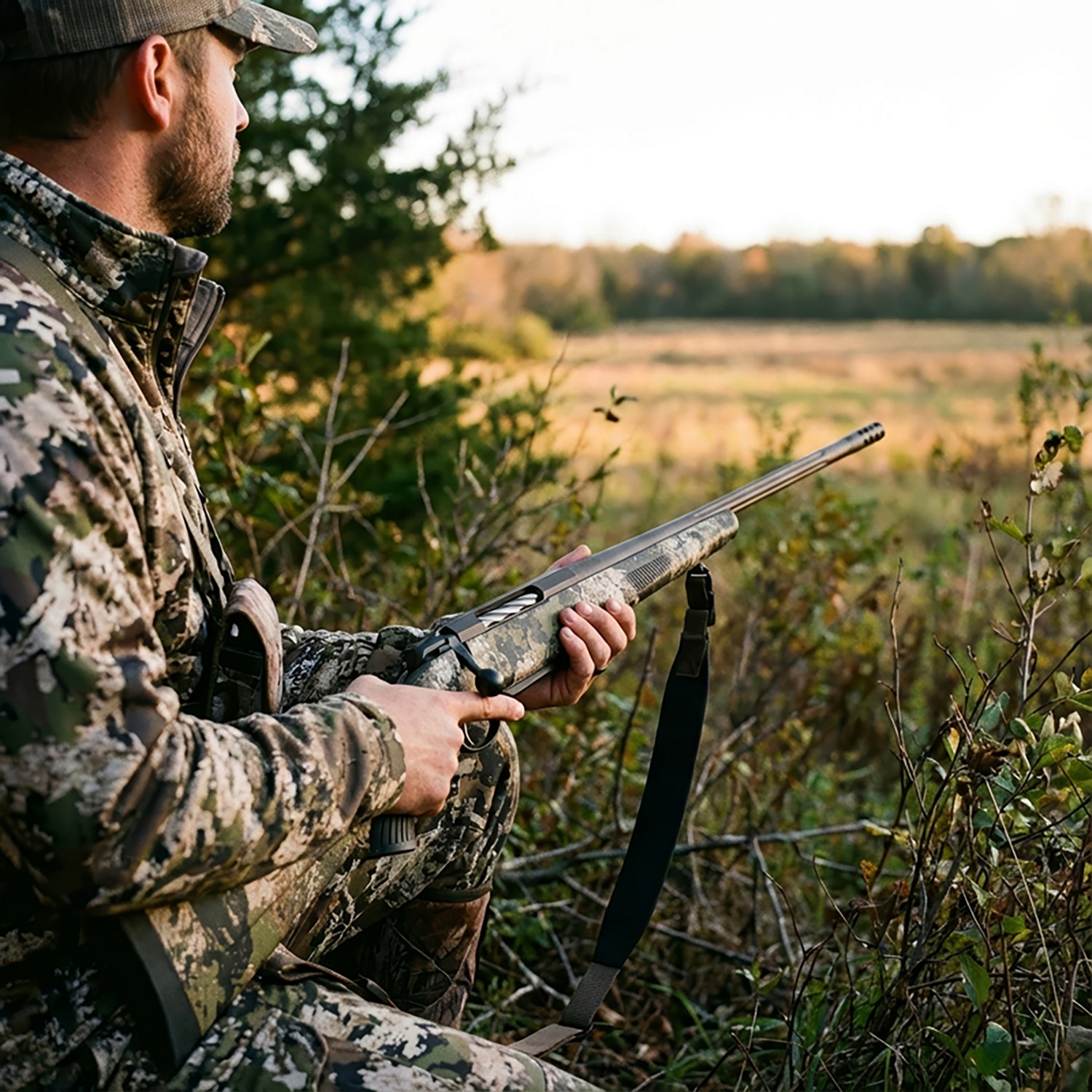 Tikka T3x Lite 6.5 PRC Bolt-Action 24.30" Veil Wideland Threaded Rifle - view number 3