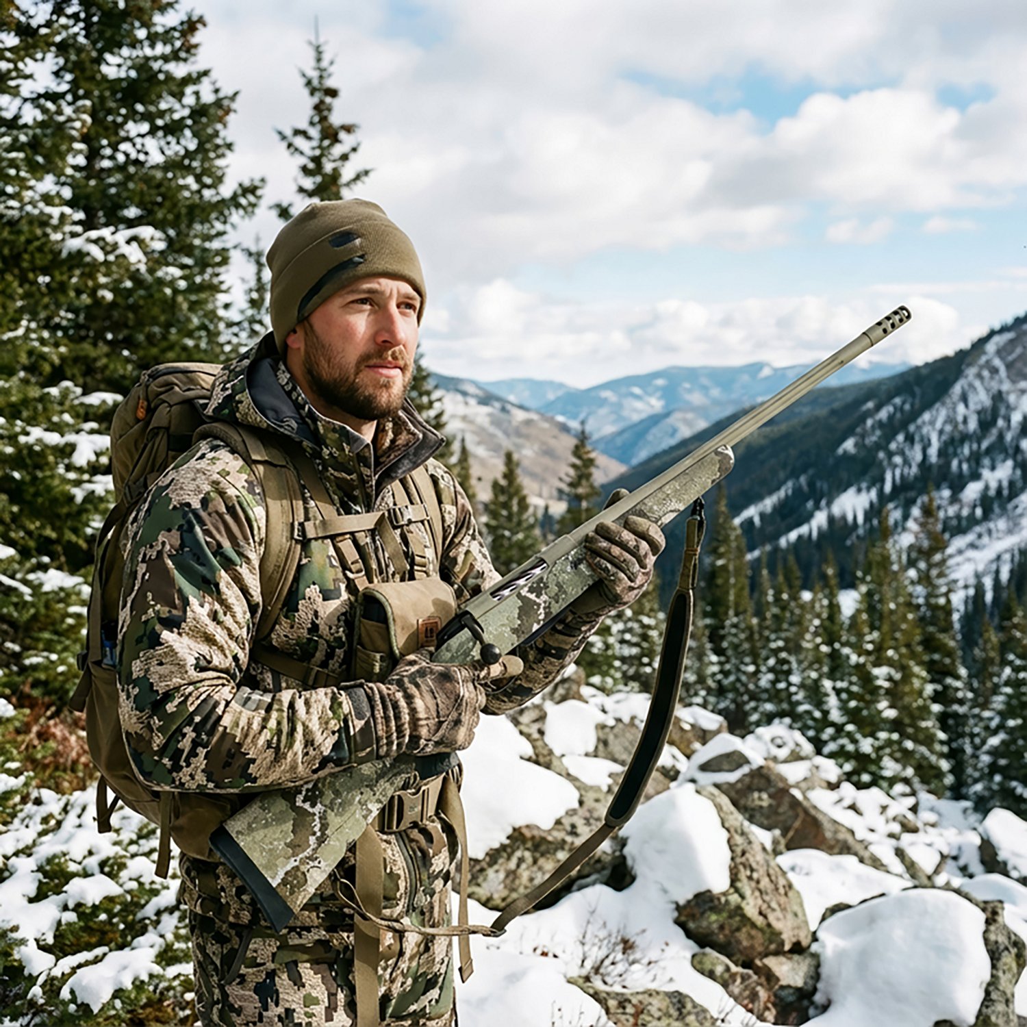 Tikka T3x Lite 6.5 PRC Bolt-Action 24.30" Veil Alpine Threaded Rifle - view number 2