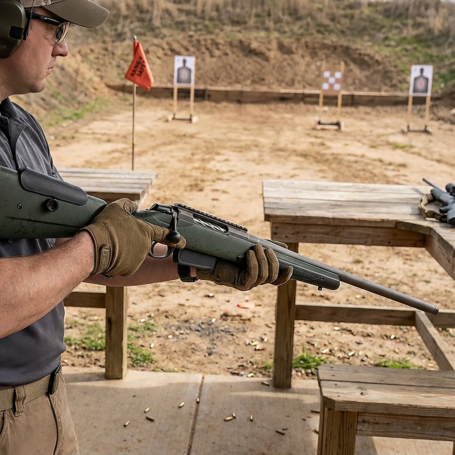 Tikka T3x Super Varmint 6.5 Creedmoor Bolt-Action 23.70" Tungsten/Green Threaded Rifle - view number 3