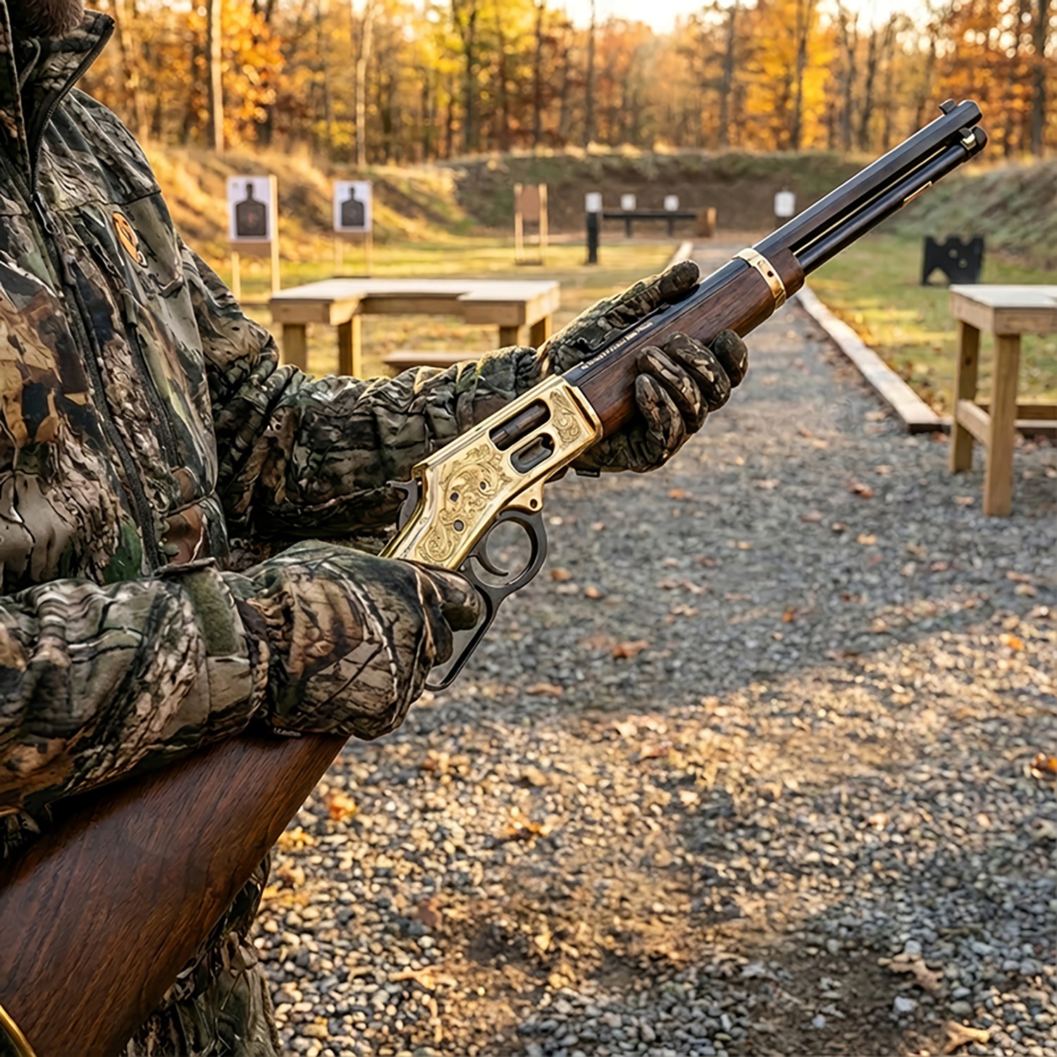 Henry Side Gate Deluxe .44 Magnum/.44 Special Lever Action Rifle - view number 3