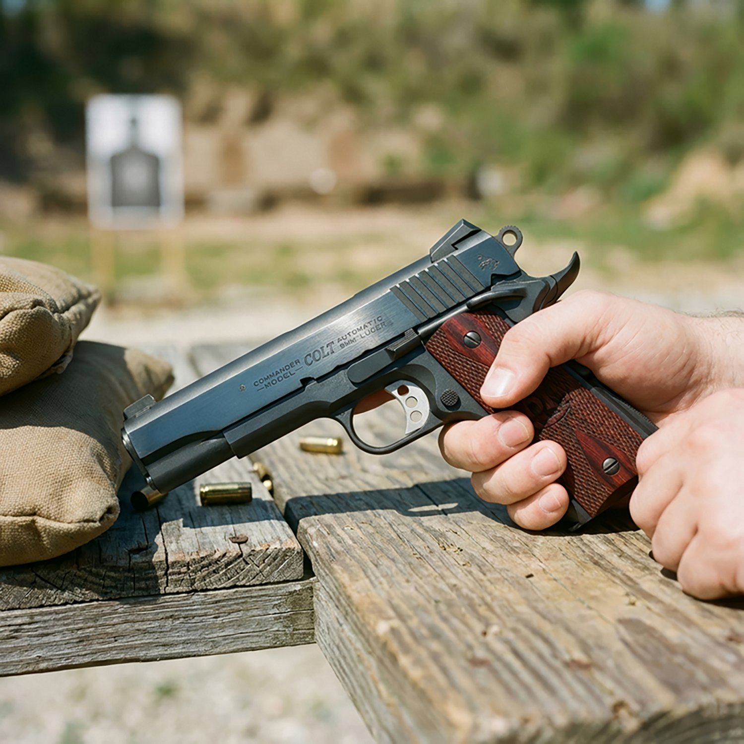 Colt 1911 Combat Commander .38 Super Pistol - view number 3