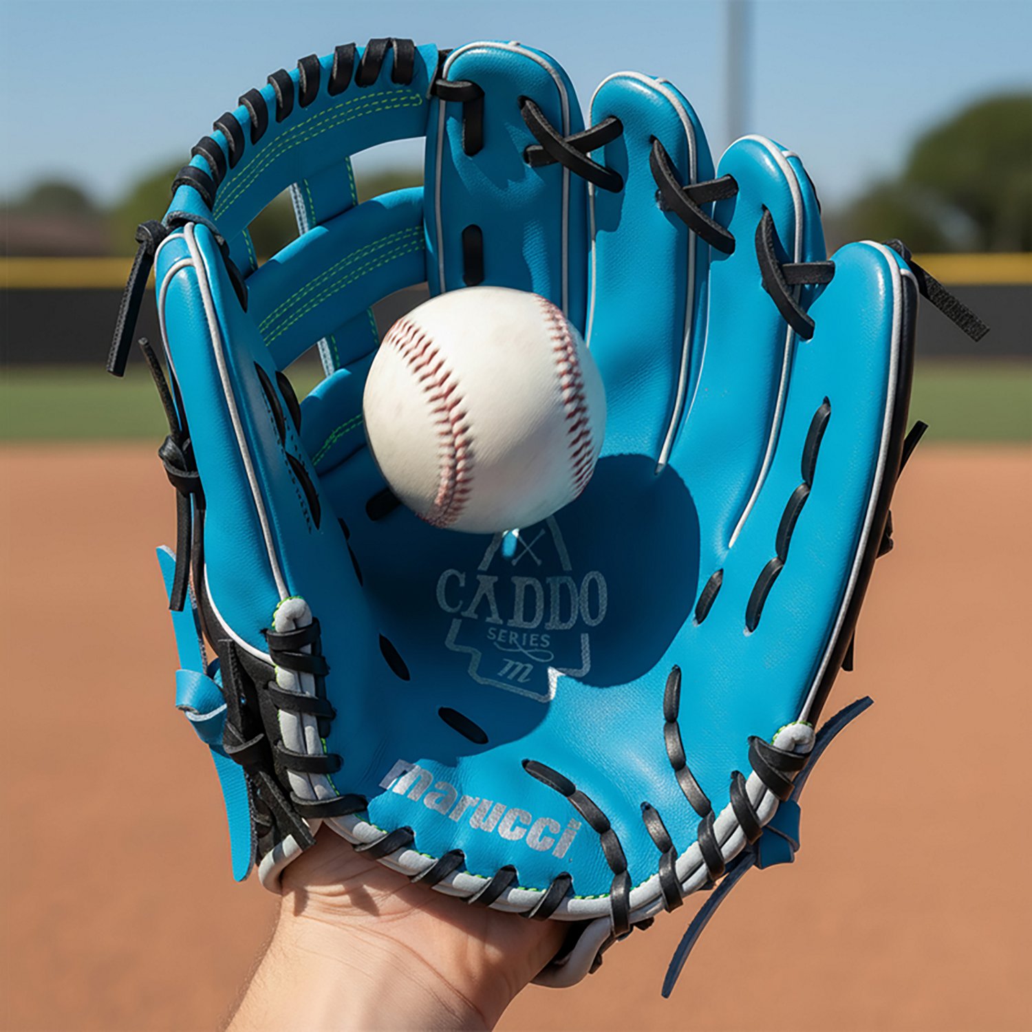 Marucci 12 in Youth CADDO Series H-Web Fielding Baseball Glove - view number 5