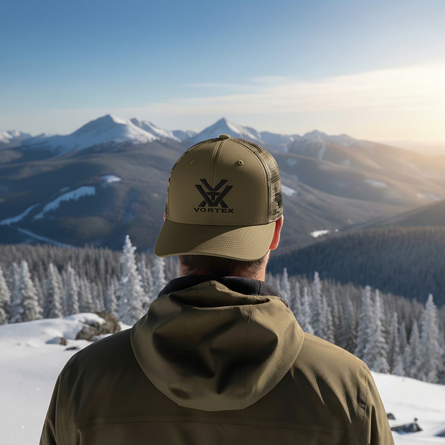 Vortex Men's Camo Mesh Core Logo Cap - view number 4