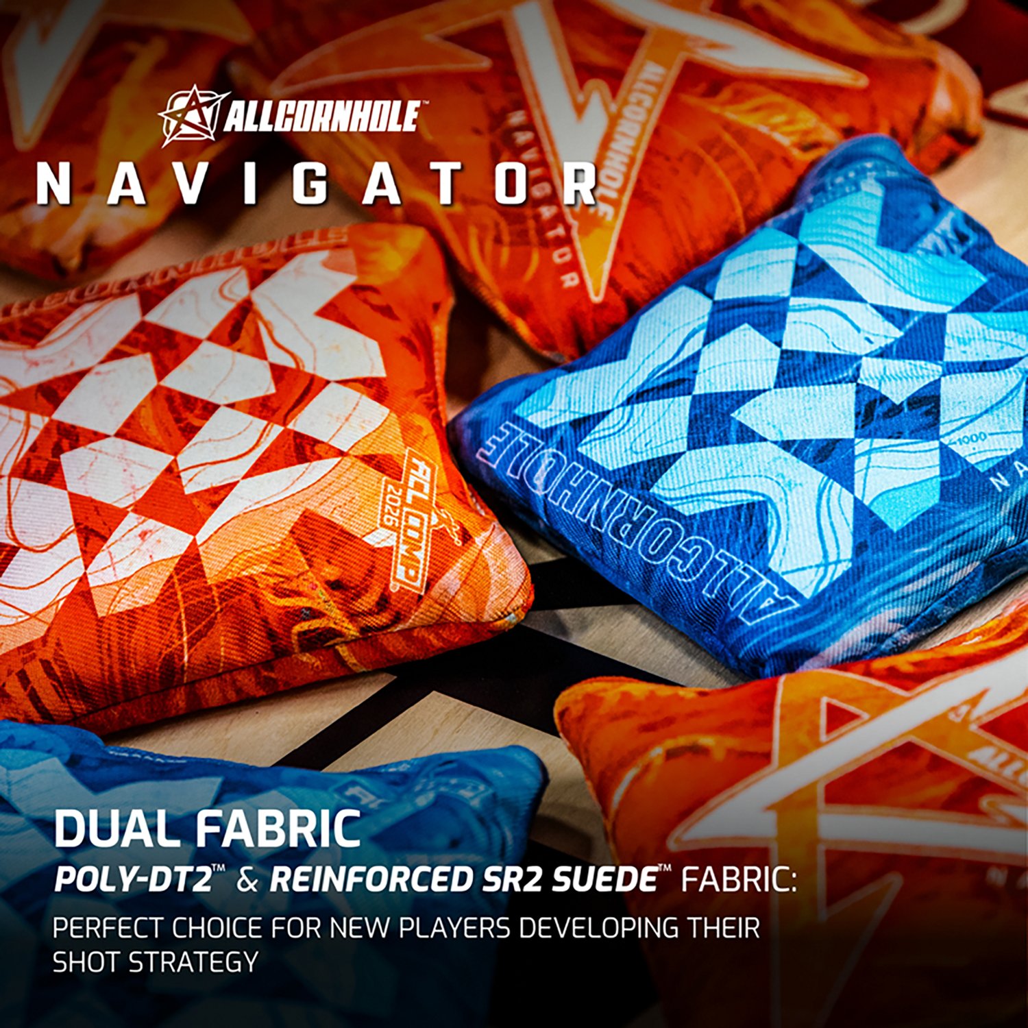 American Cornhole League Comp Blue Navigator Cornhole Bags - view number 2