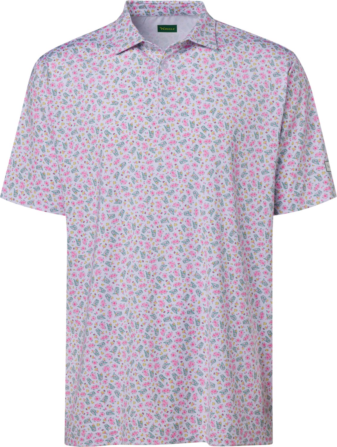 Waggle Golf Men's The Azalea Collection Signature Polo Shirt