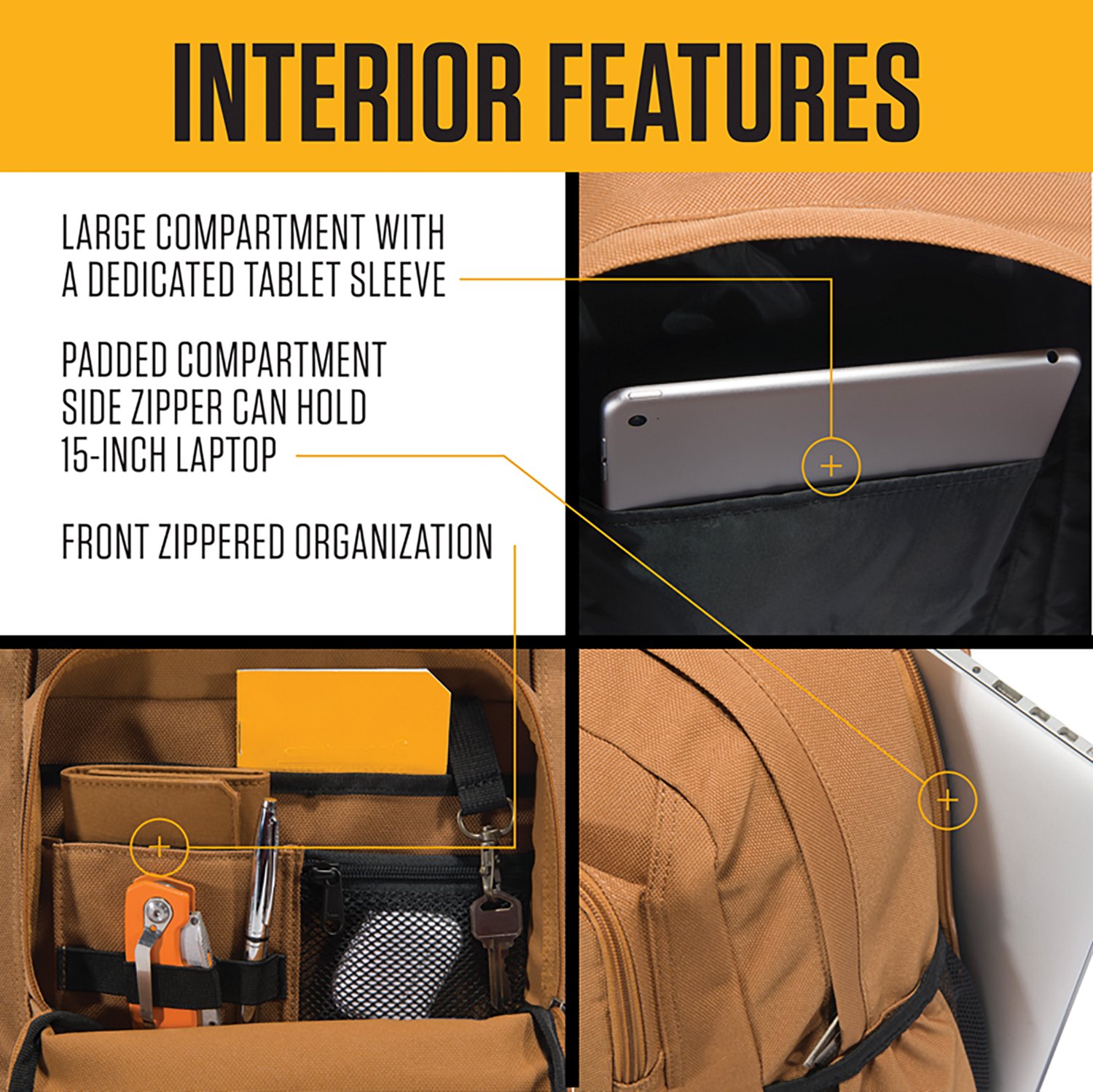 Carhartt 28L Dual Compartment Laptop Backpack - view number 3