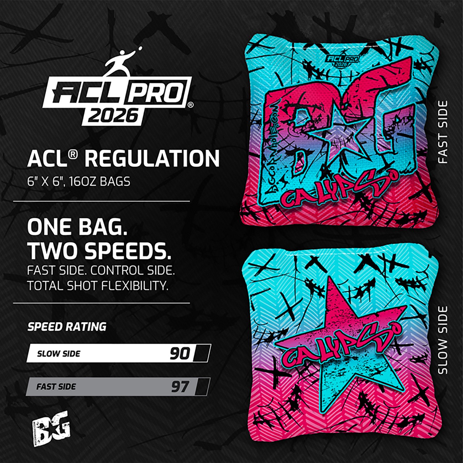 American Cornhole League Pro Calypso Smile Cornhole Bags - view number 3