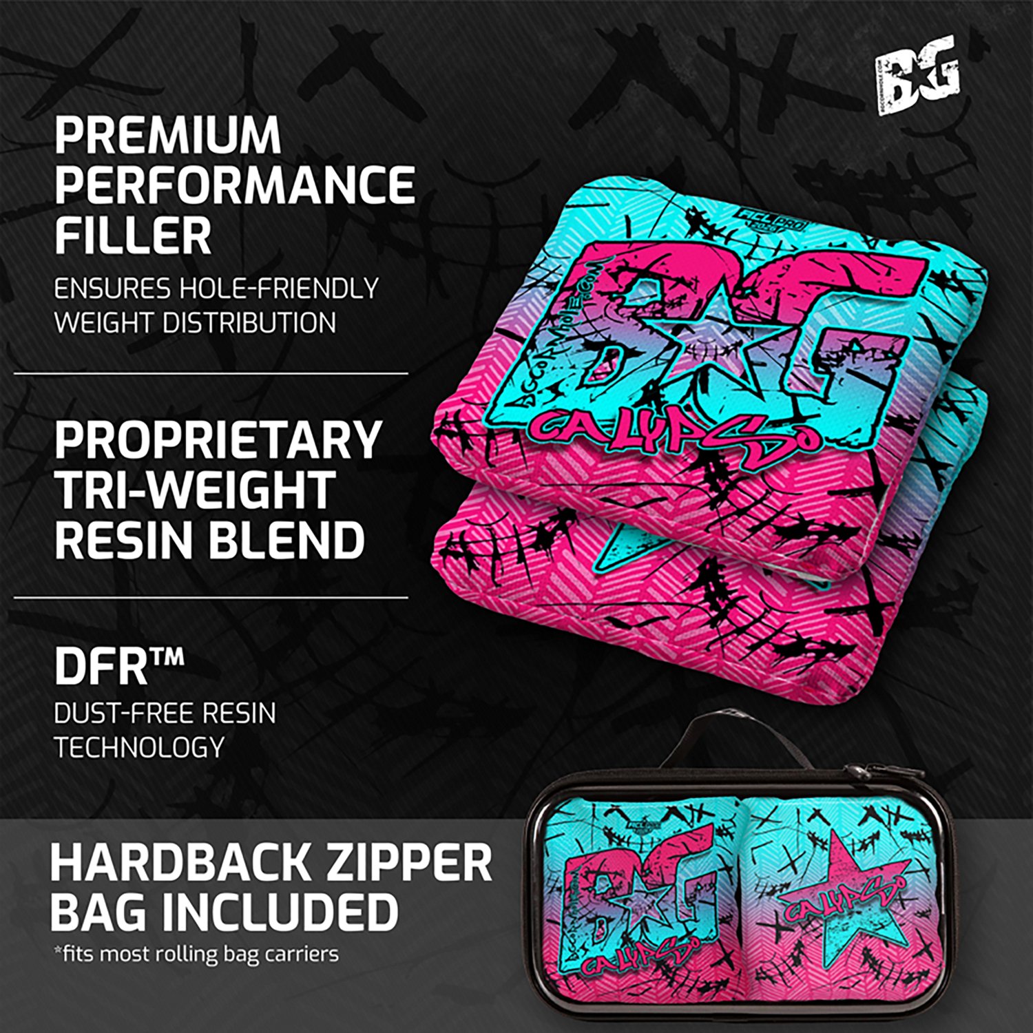 American Cornhole League Pro Calypso Smile Cornhole Bags - view number 4