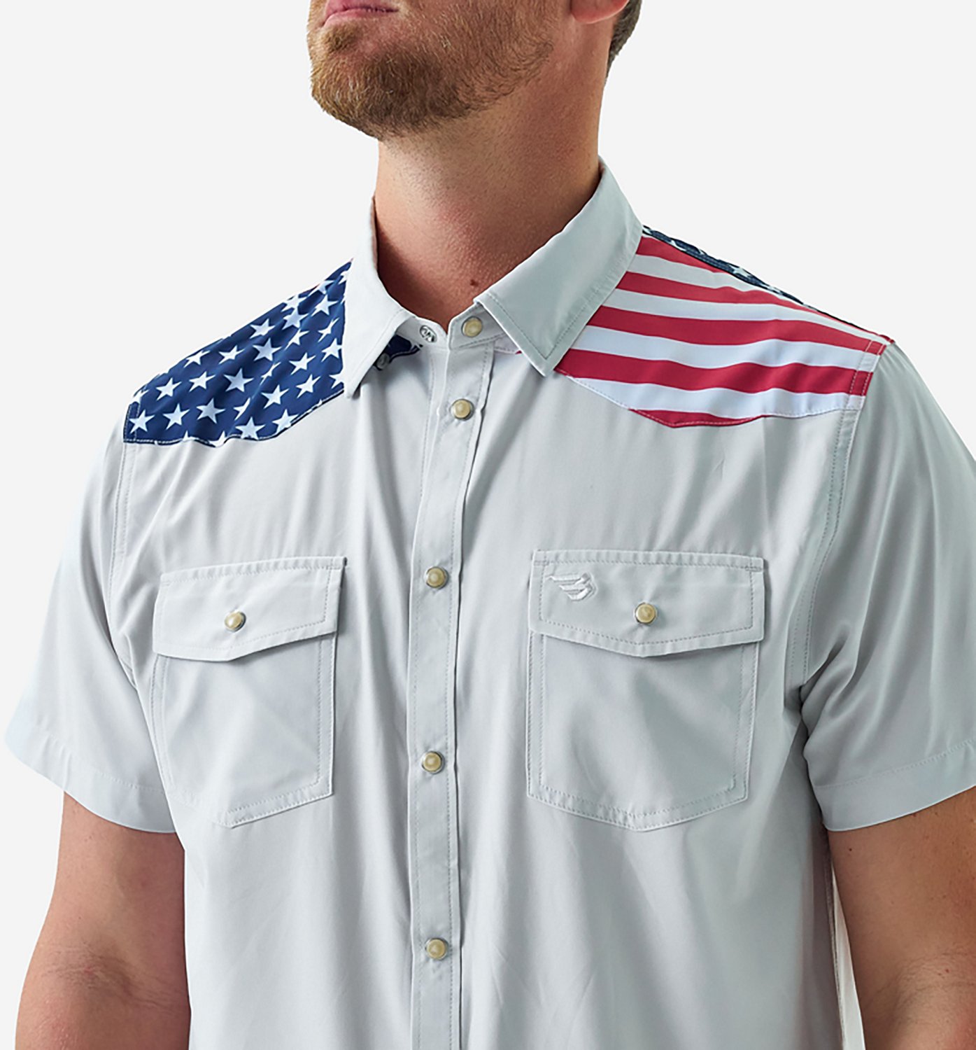 BURLEBO Men's All American Performance Western Shirt - view number 3