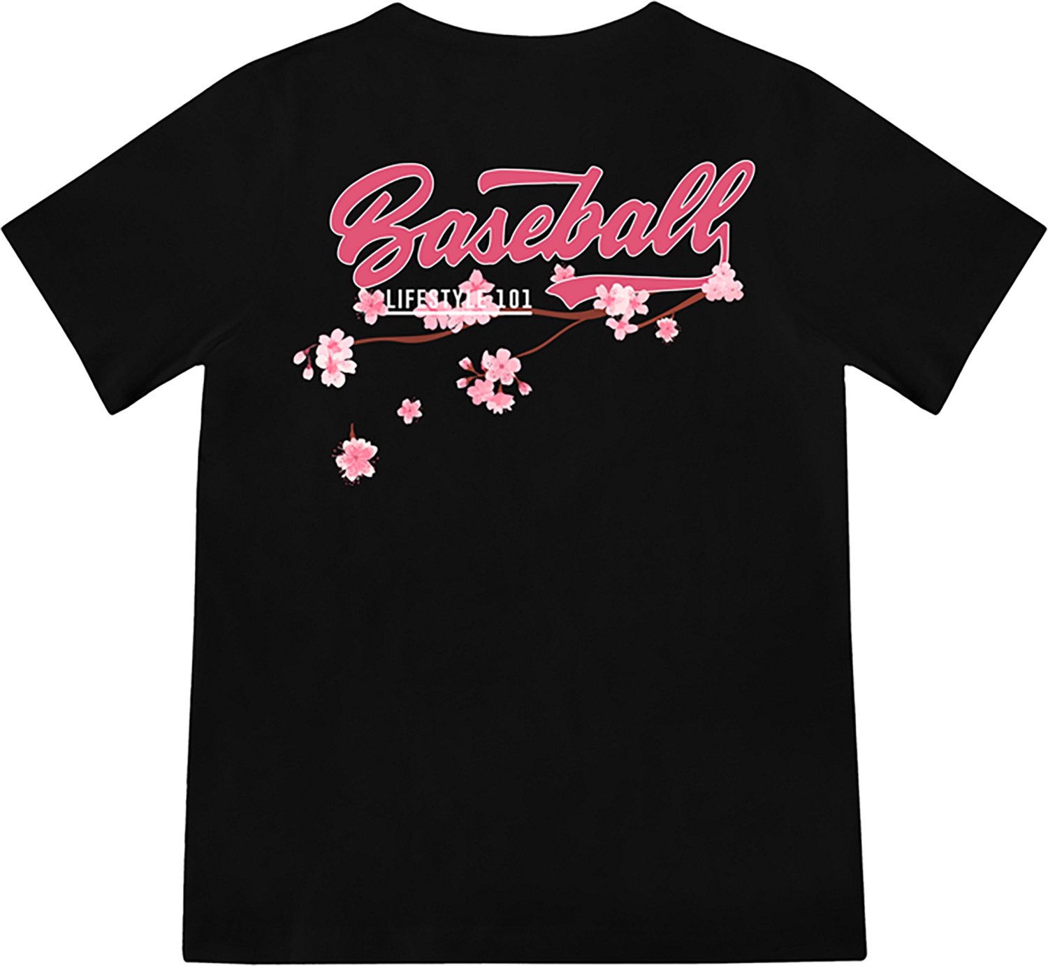 Baseball Lifestyle 101 Men's Mother's Day Cherry Blossoms Established Crew Neck Sweatshirt