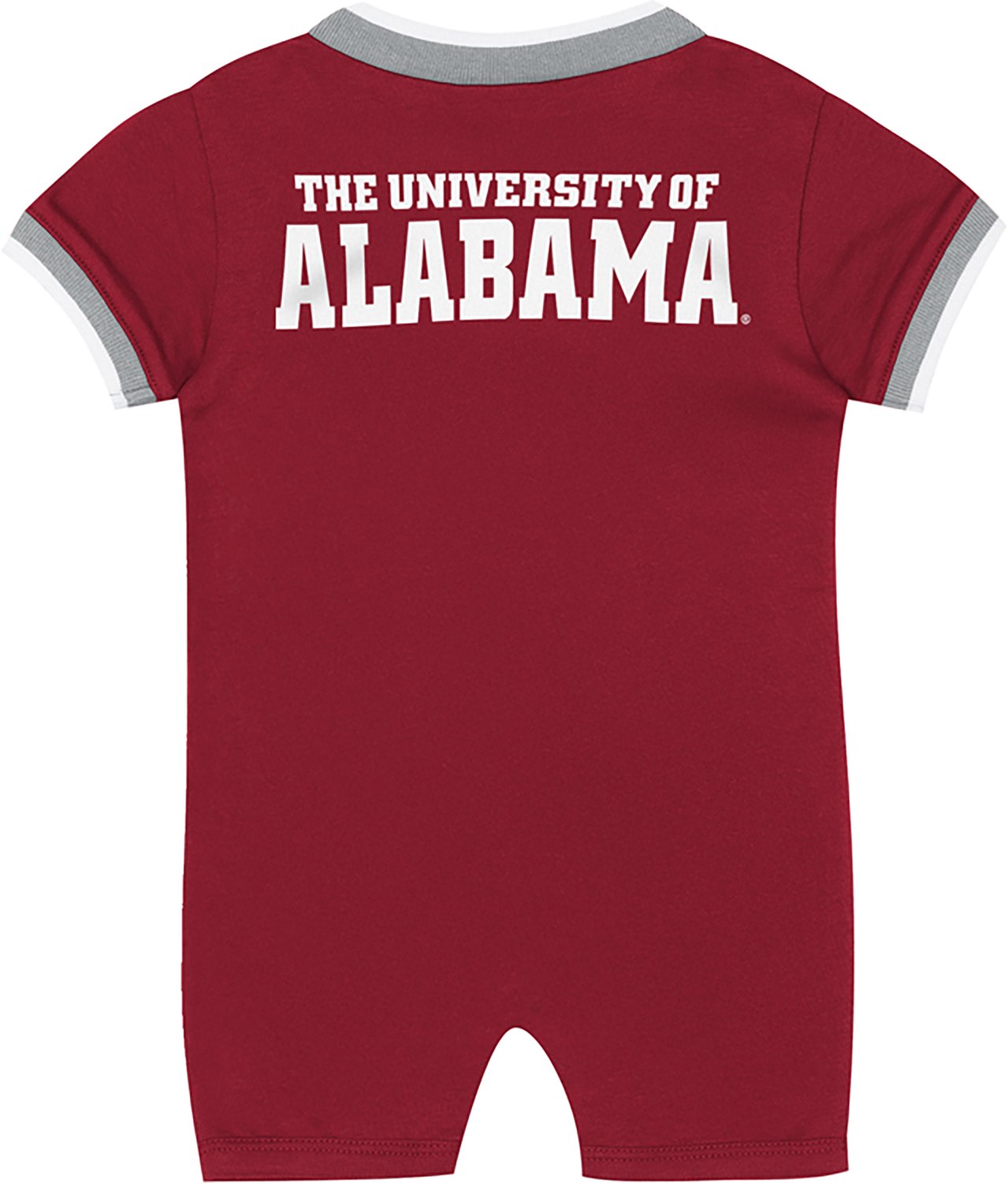 Outerstuff Infants' University of Alabama Scatter Print Pinch Short Sleeve Romper - view number 2