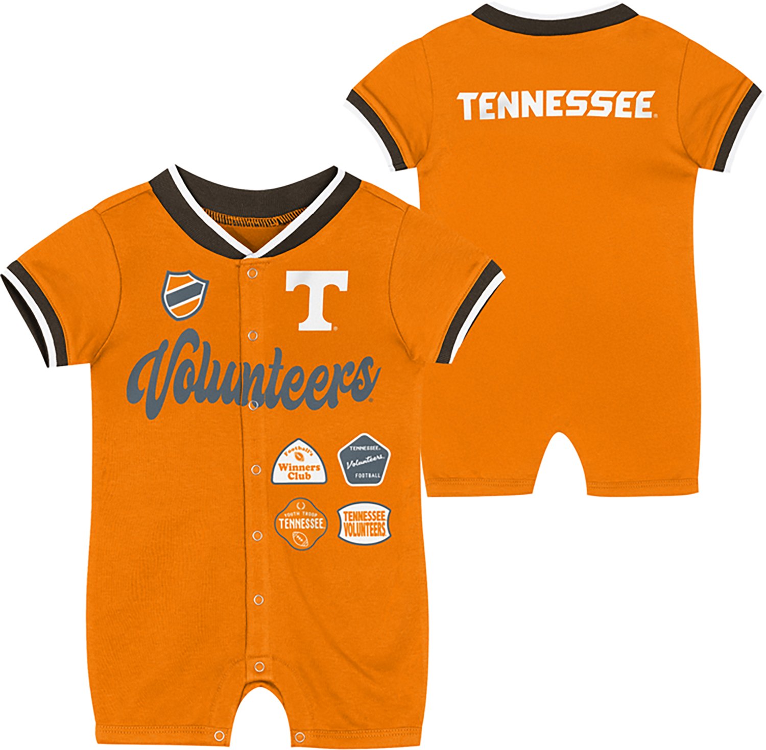 Outerstuff Infants' University of Tennessee Scatter Print Pinch Short Sleeve Romper - view number 3