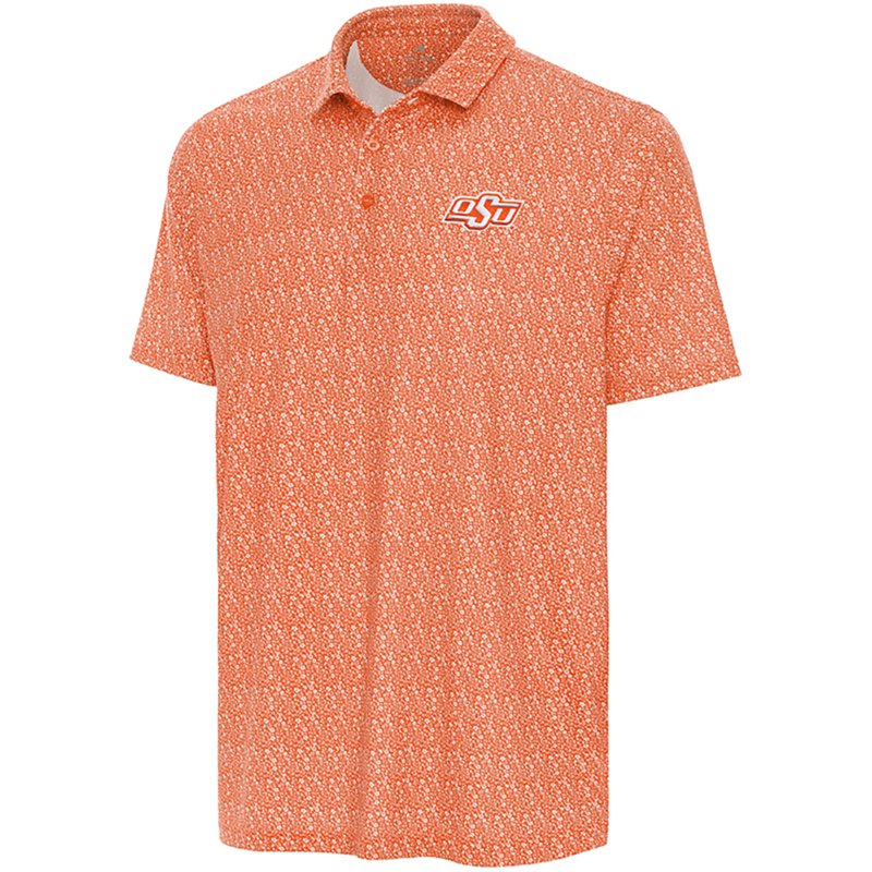 Antigua Men's Oklahoma State Cowboys Botanic Polo Shirt